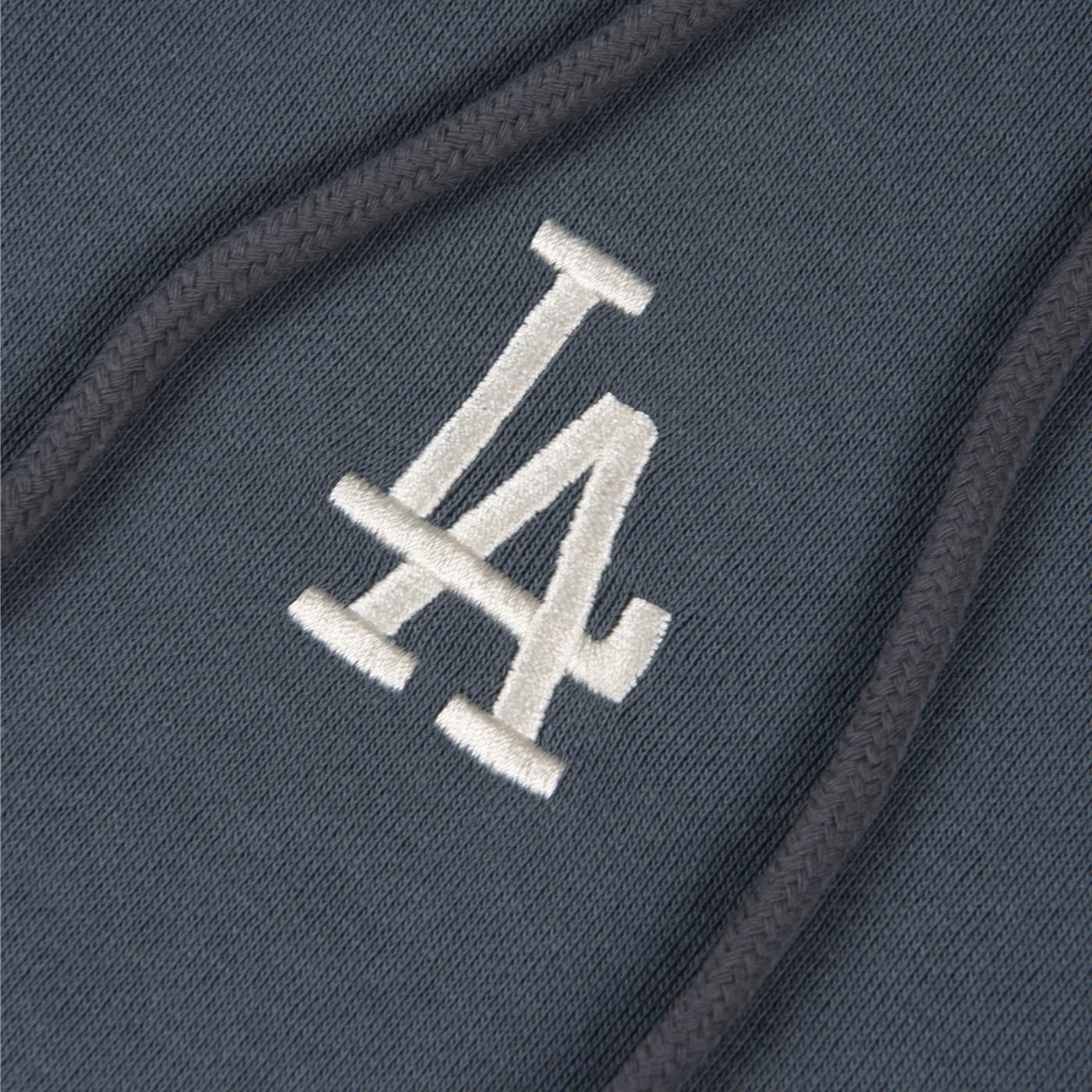 Moletom New Era Canguru Fechado Los Angeles Dodgers MLB Cinza Cinza 3