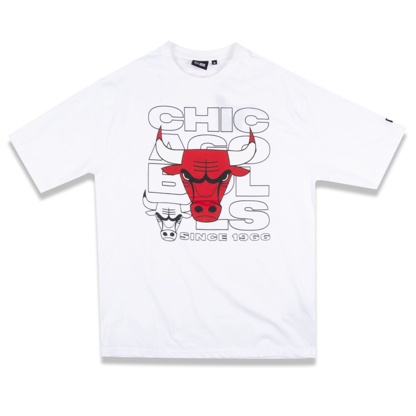 Camiseta New Era Regular Chicago Bulls NBA Branco