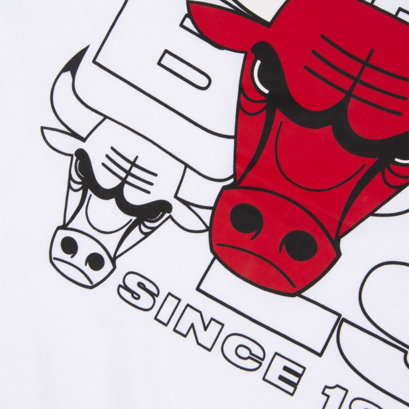 Camiseta New Era Regular Chicago Bulls NBA Branco Branco 3