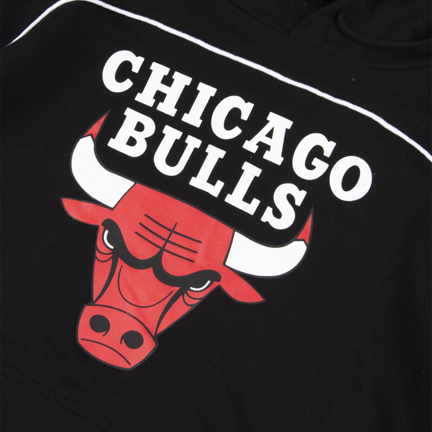 Moletom New Era Canguru Fechado Chicago Bulls NBA Preto Preto 3
