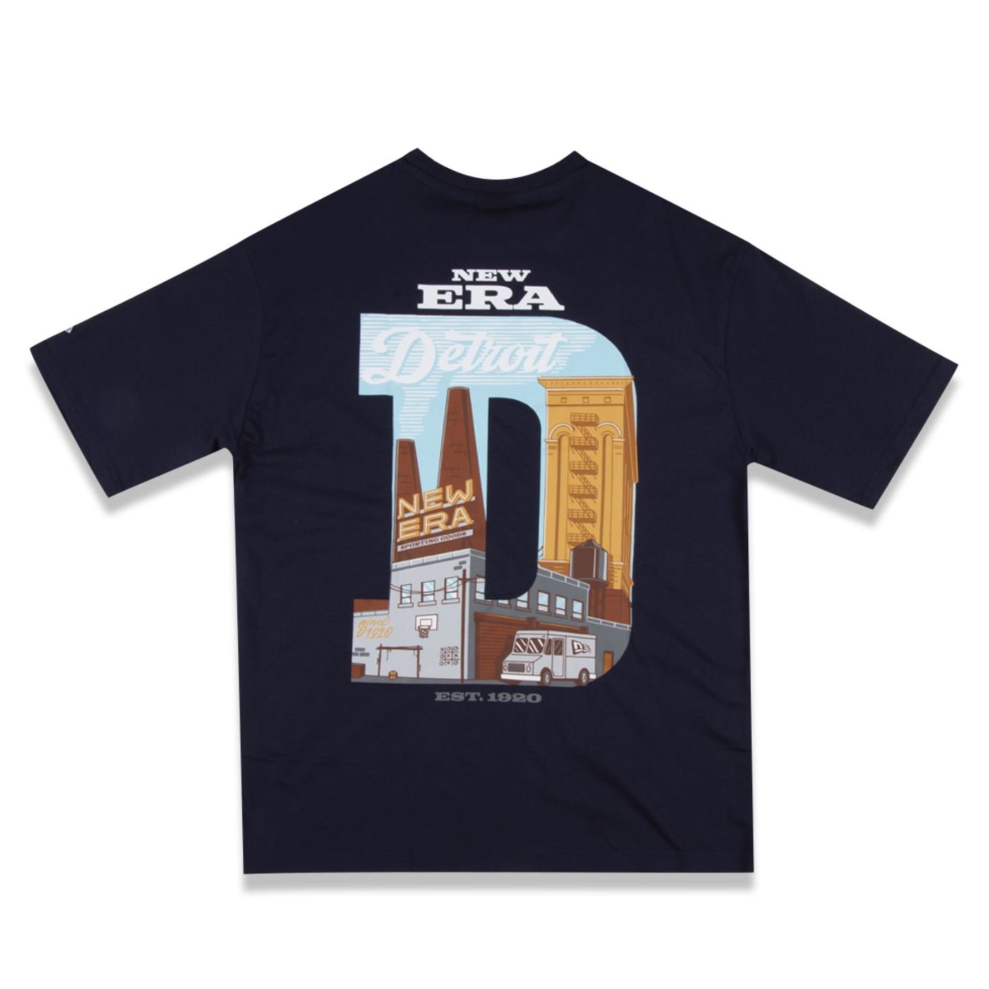 Camiseta New Era Regular Booking Program  Marinho Azul Marinho 2