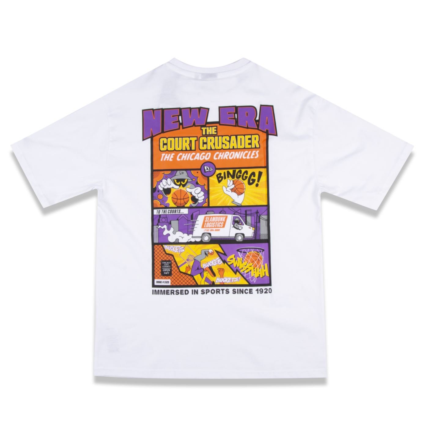 Camiseta New Era Regular Booking Program  Branco Branco 2