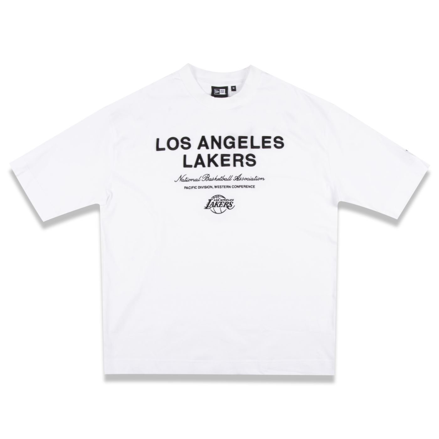 Camiseta New Era Regular Los Angeles Lakers NBA Branco