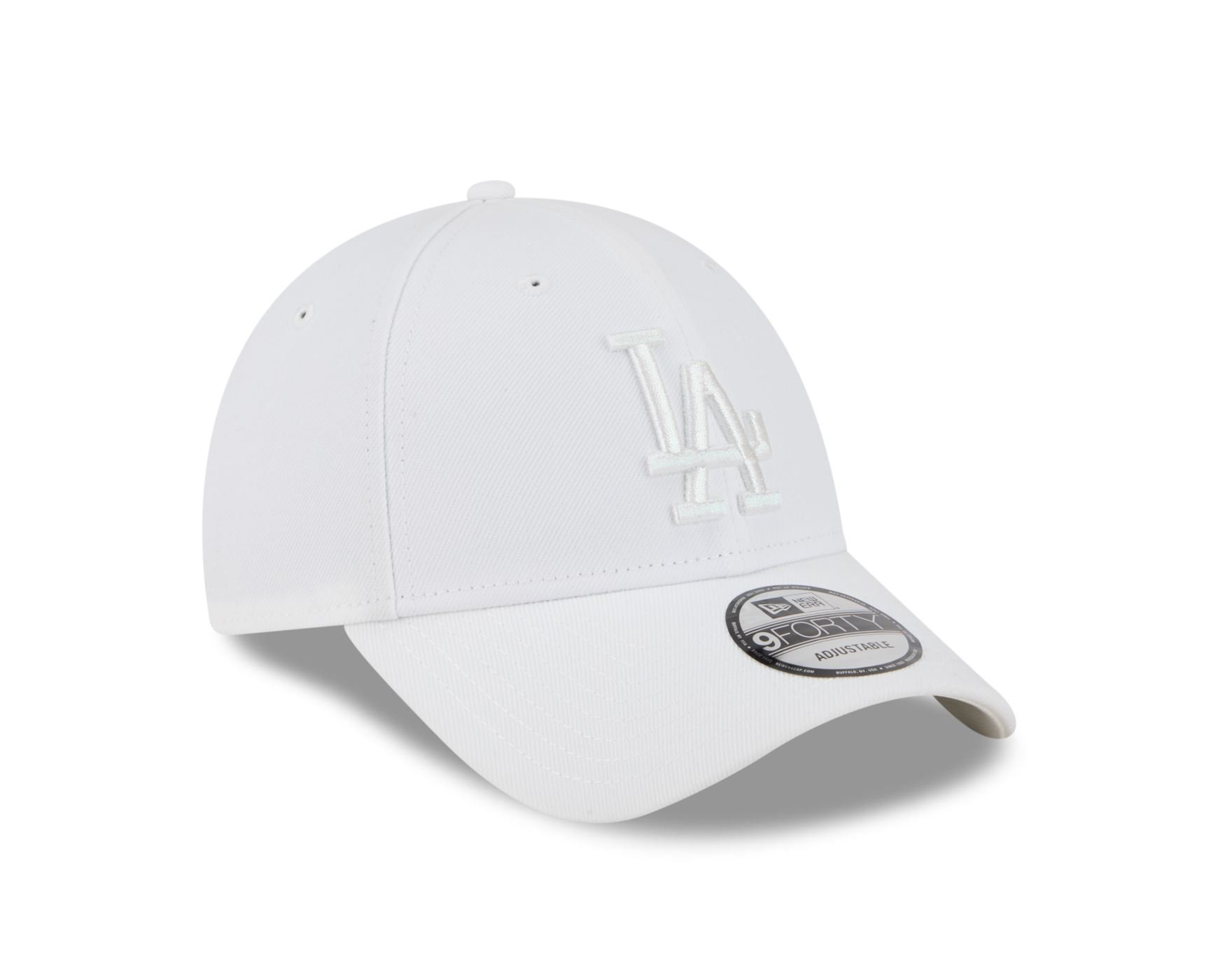 Bone New Era 9FORTY Los Angeles Dodgers MLB Branco Branco 3