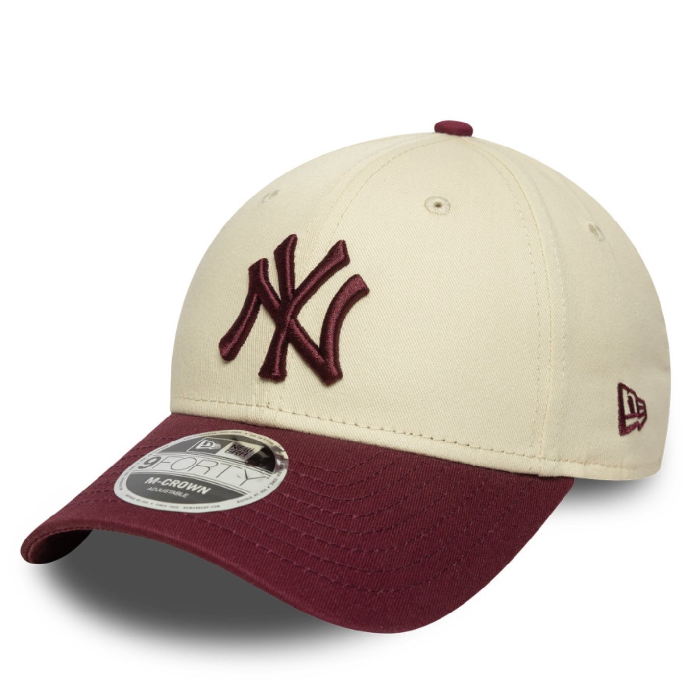 Bone New Era 9FORTY M-CROWN New York Yankees MLB Bege