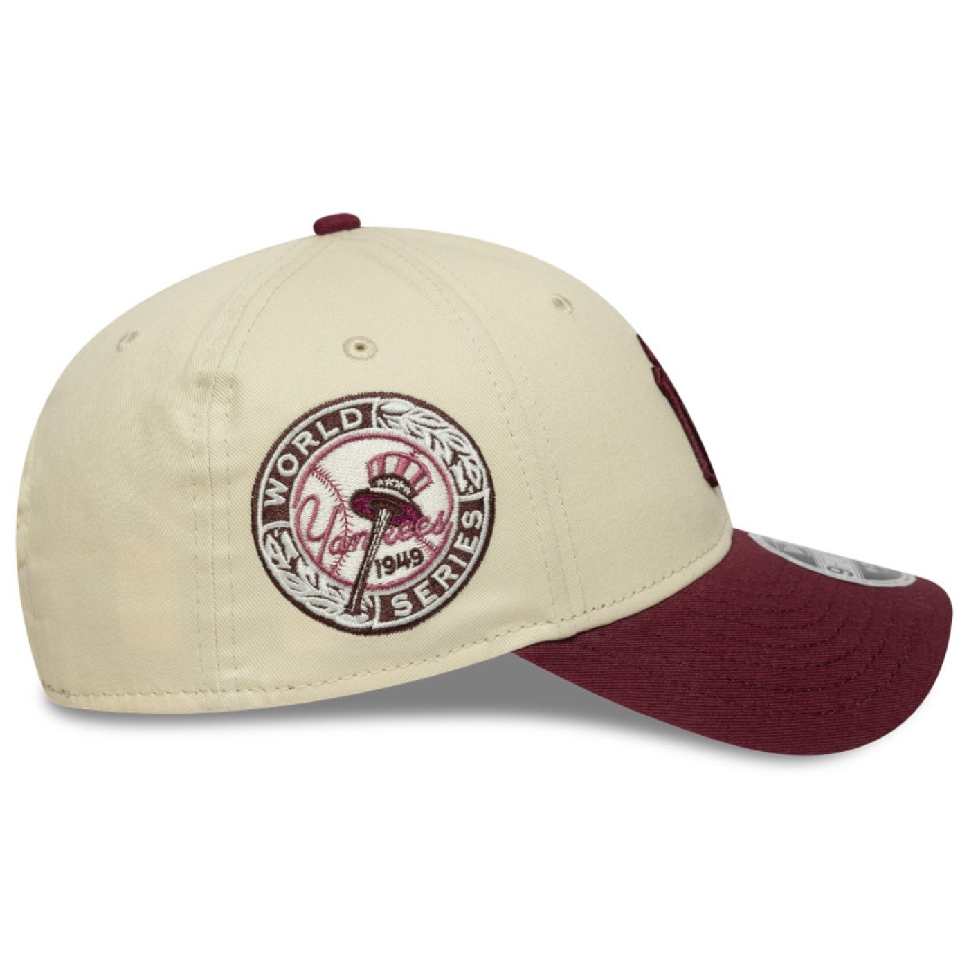 Bone New Era 9FORTY M-CROWN New York Yankees MLB Bege Bege 4