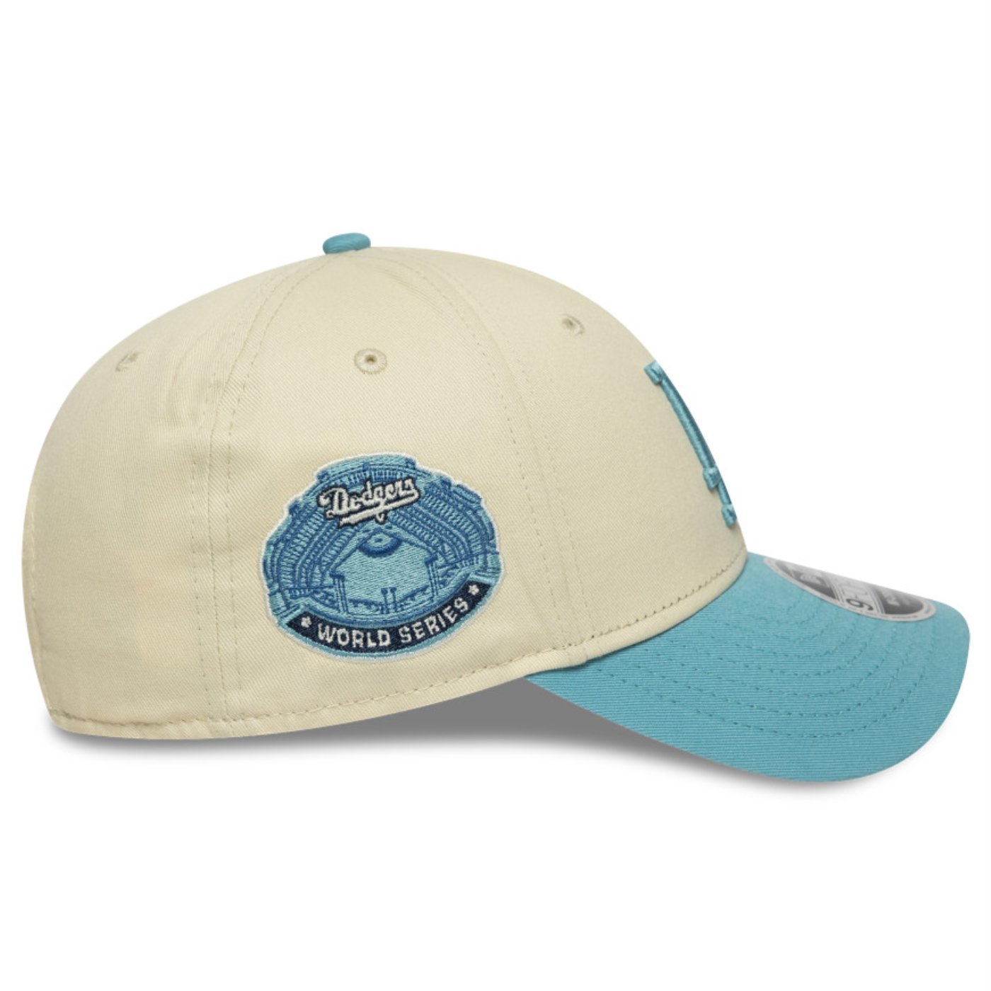 Bone New Era 9FORTY M-CROWN Los Angeles Dodgers MLB Bege Bege 4