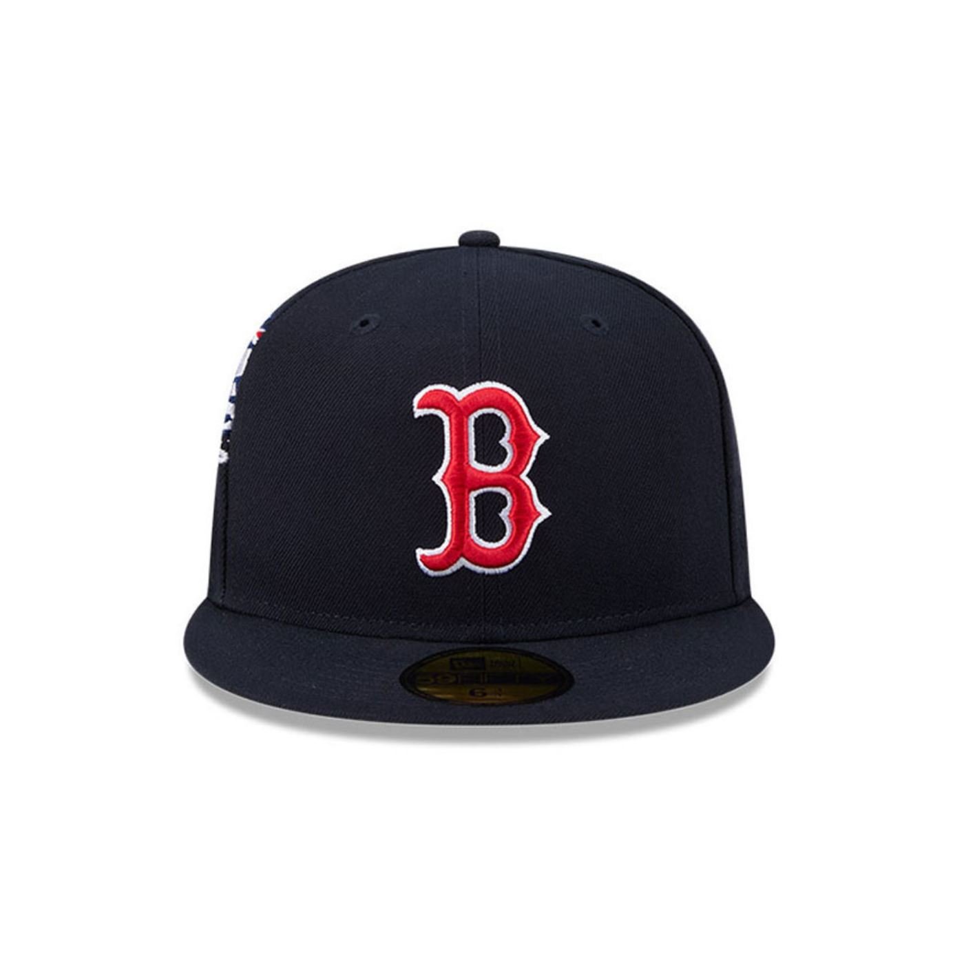Bone New Era 59FIFTY Boston Red Sox MLB Hidden Hit Azul Marinho 2