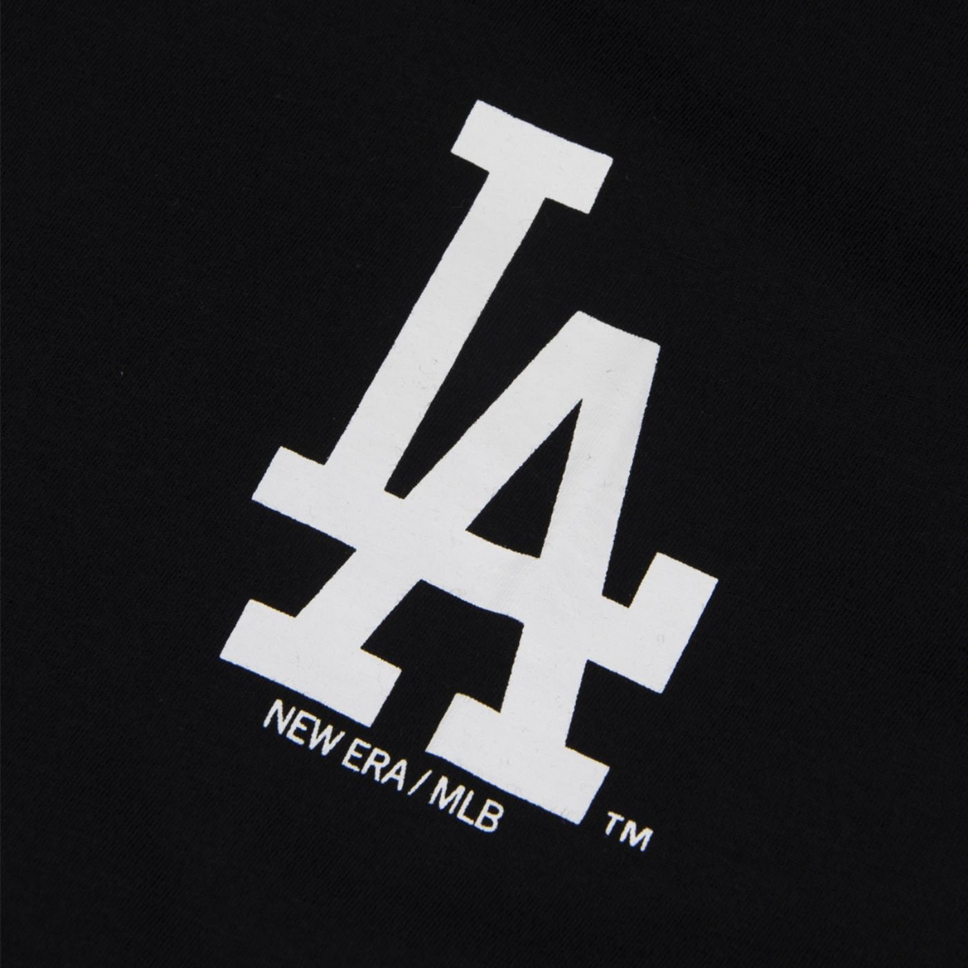 Camiseta New Era Regular Los Angeles Dodgers MLB Preto Preto 3