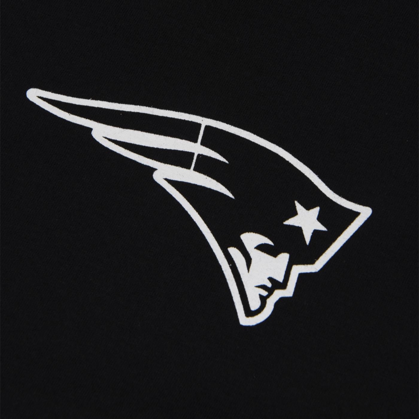 Camiseta New Era Regular New England Patriots NFL Preto Preto 3