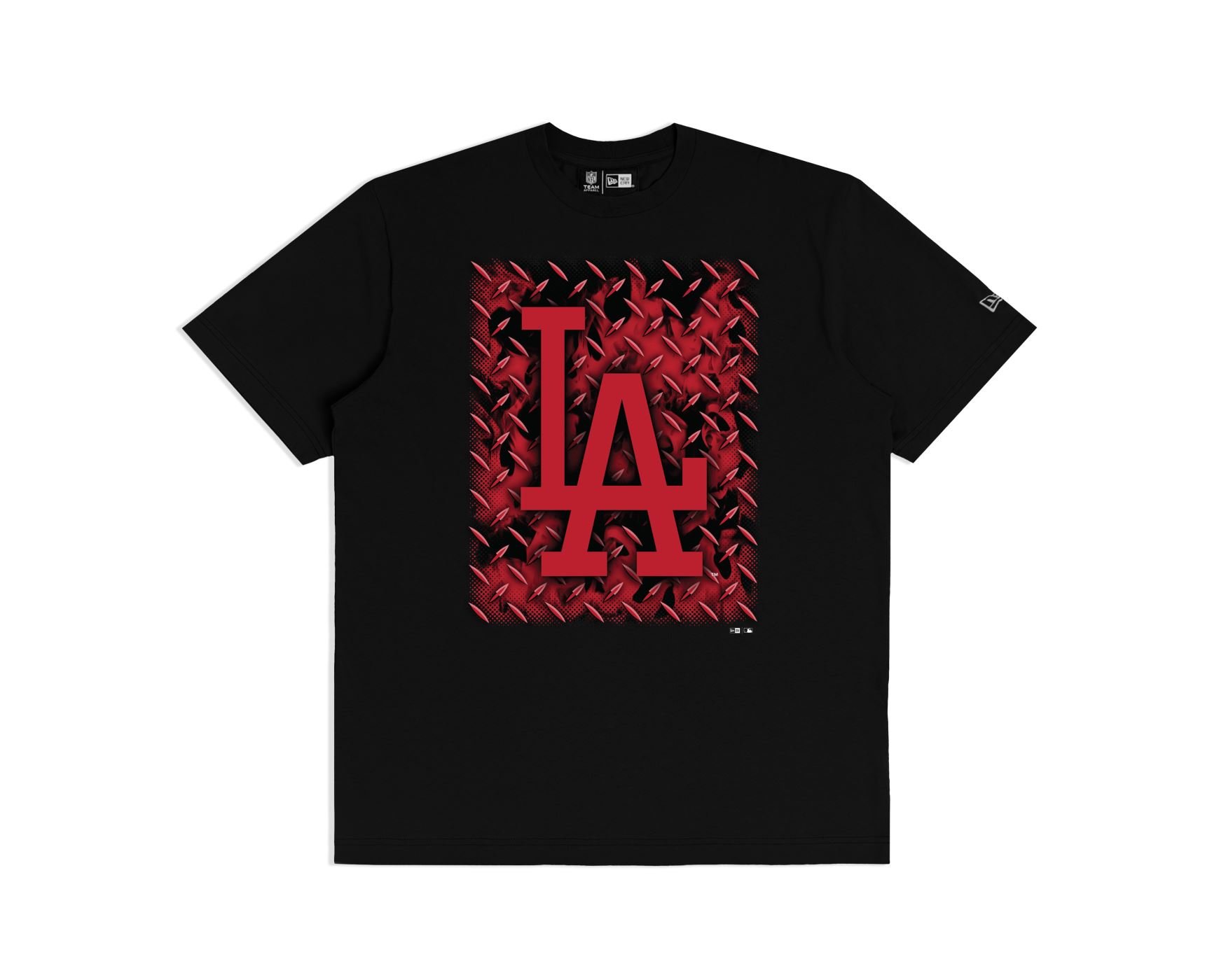 Camiseta New Era Regular Los Angeles Dodgers MLB Preto