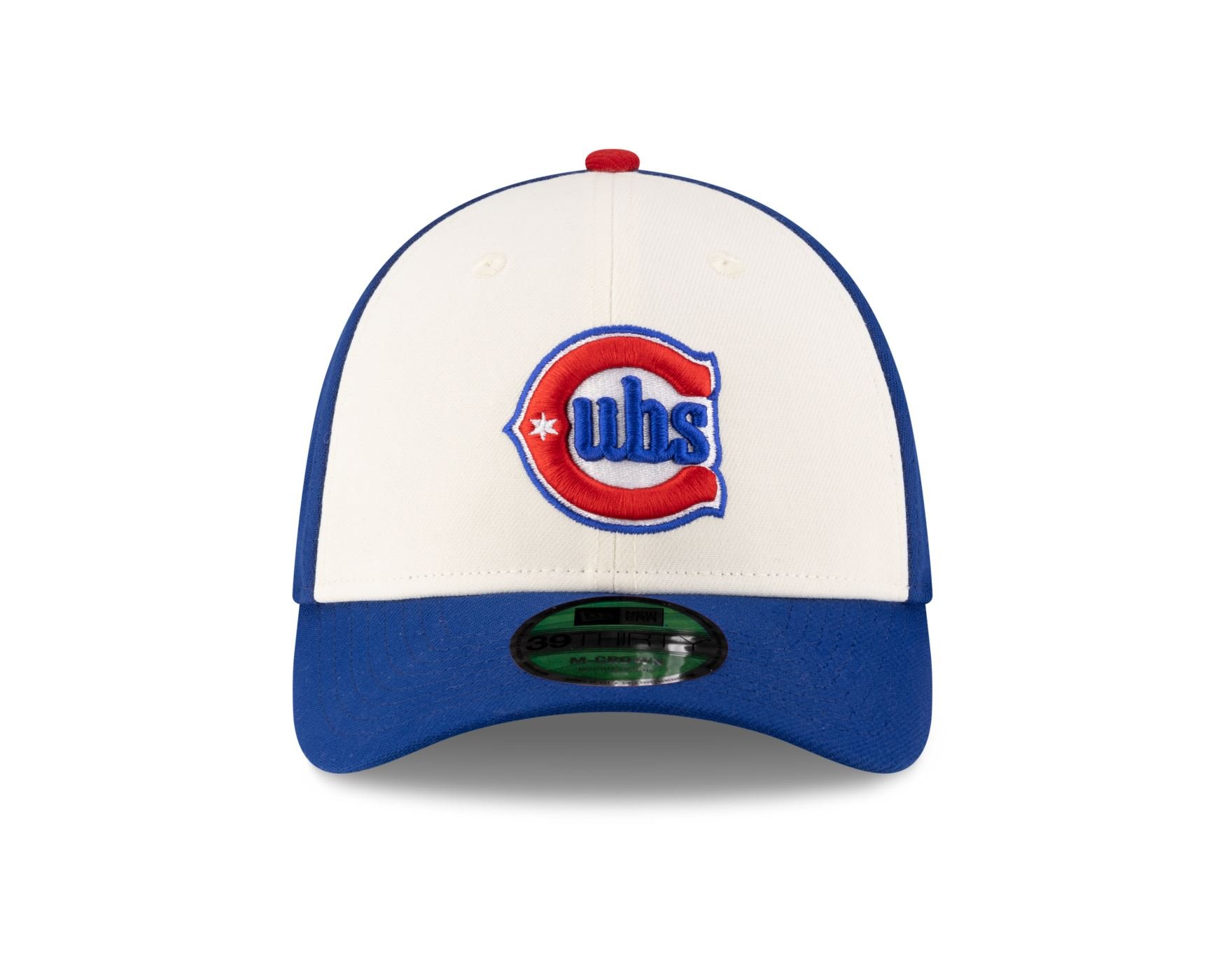 Bone New Era 39THIRTY M-Crown Chicago Cubs MLB Off White Off White 2
