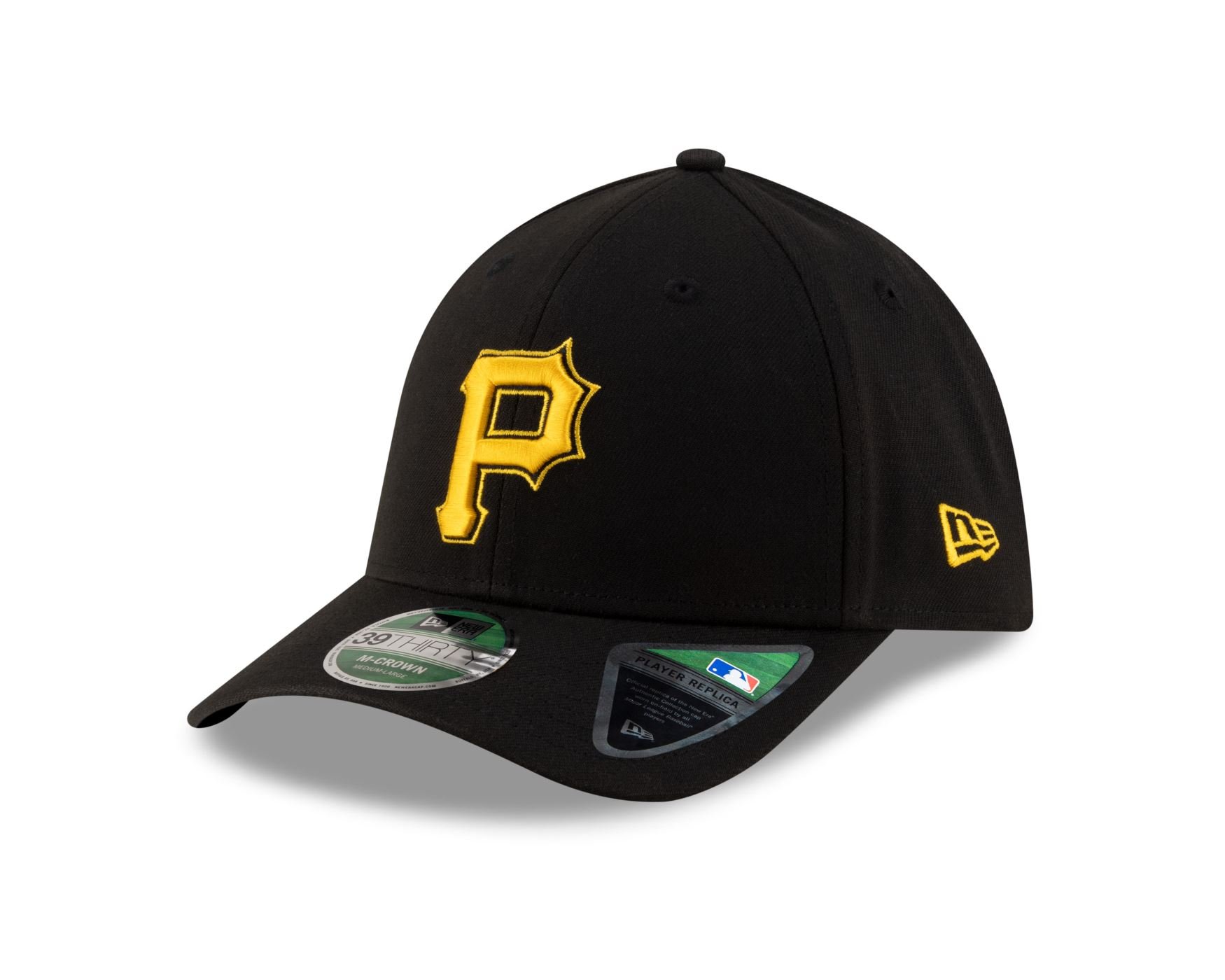 Bone New Era 39THIRTY M-Crown Pittsburgh Pirates MLB Preto