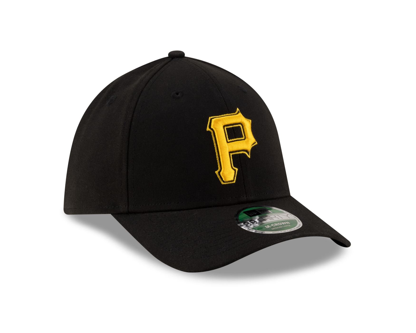 Bone New Era 39THIRTY M-Crown Pittsburgh Pirates MLB Preto Preto 3