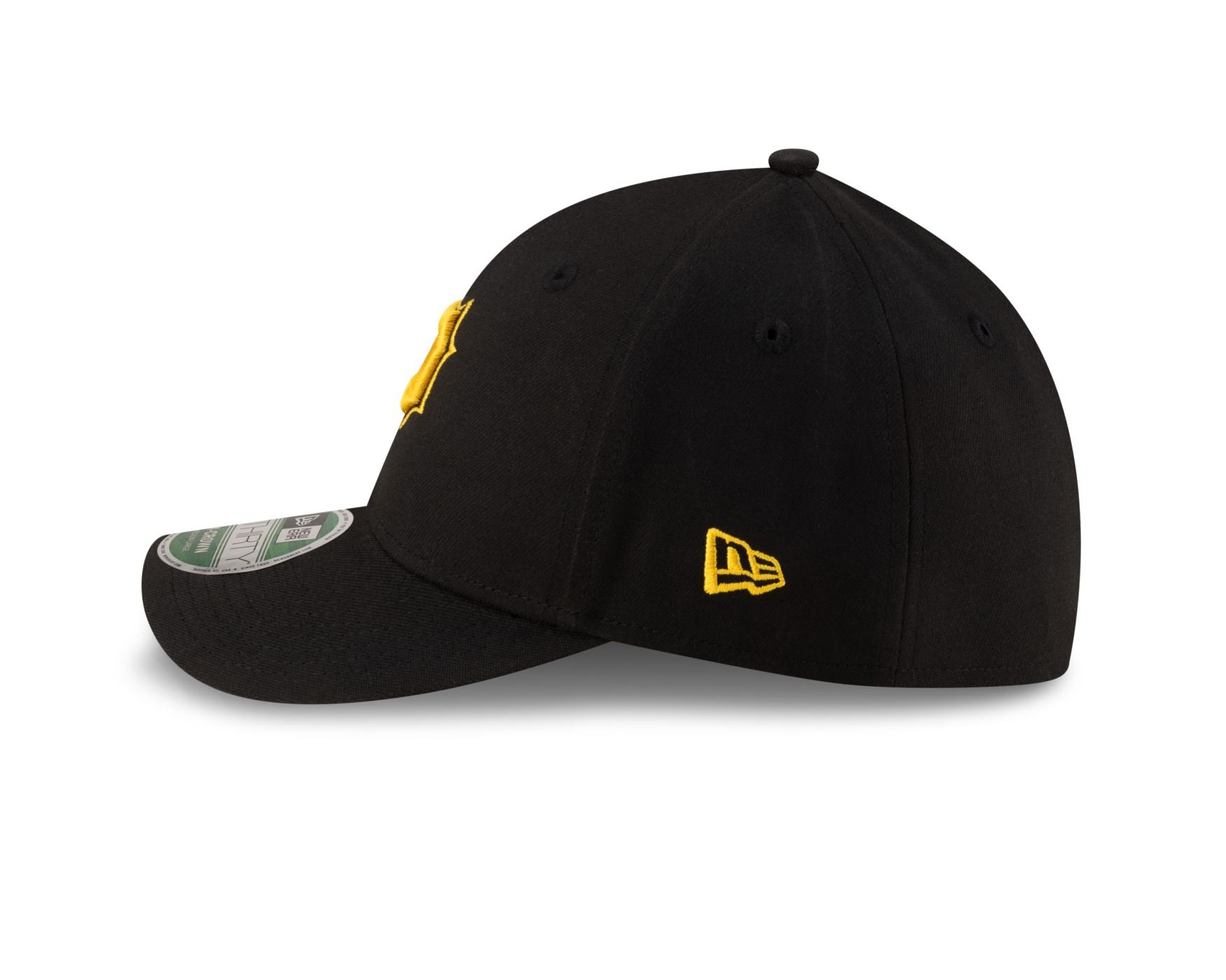 Bone New Era 39THIRTY M-Crown Pittsburgh Pirates MLB Preto Preto 5