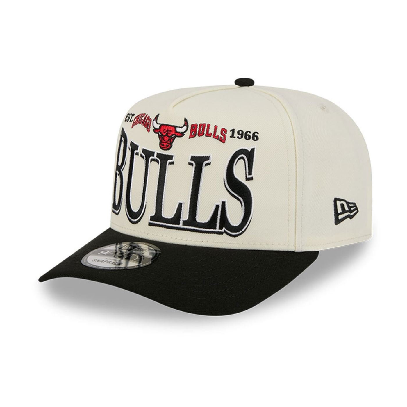 Bone New Era 9FIFTY A-Frame Chicago Bulls NBA All-Star Game Fan Pack Preto