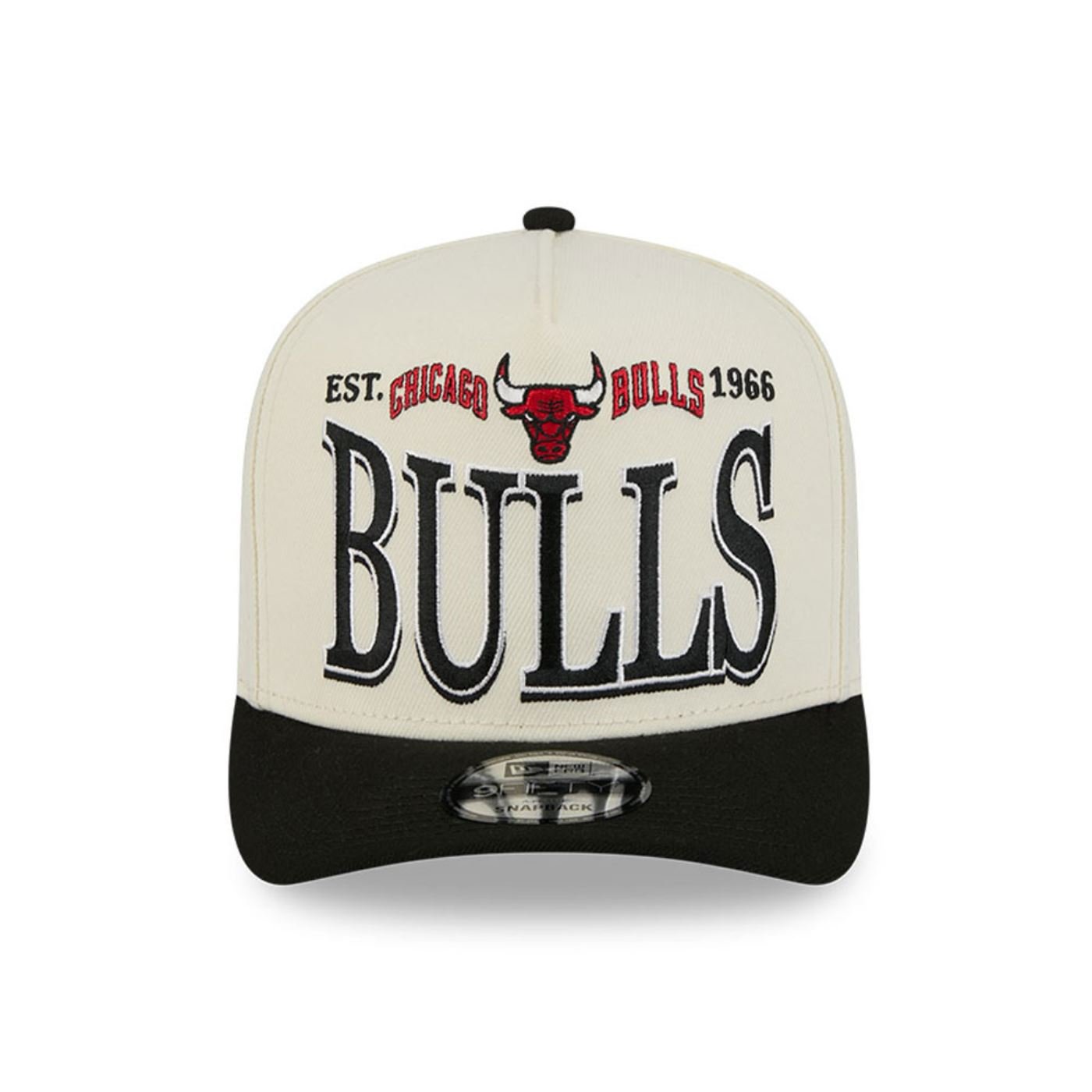 Bone New Era 9FIFTY A-Frame Chicago Bulls NBA All-Star Game Fan Pack Preto Preto 2