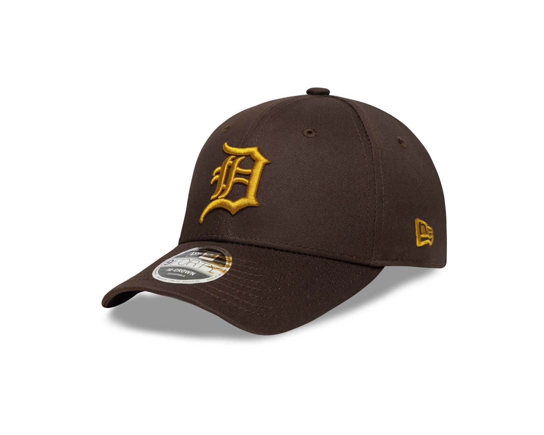 Bone New Era  9FORTY M-Crown Detroit Tigers MLB Marrom