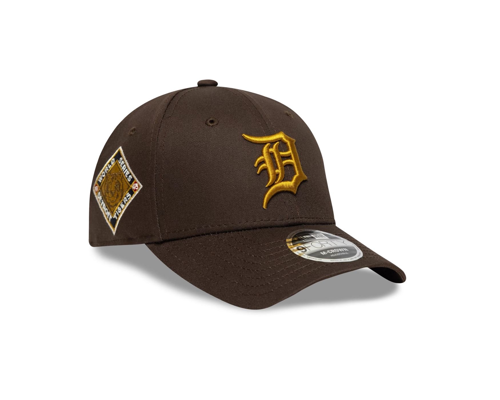 Bone New Era  9FORTY M-Crown Detroit Tigers MLB Marrom Marrom 3