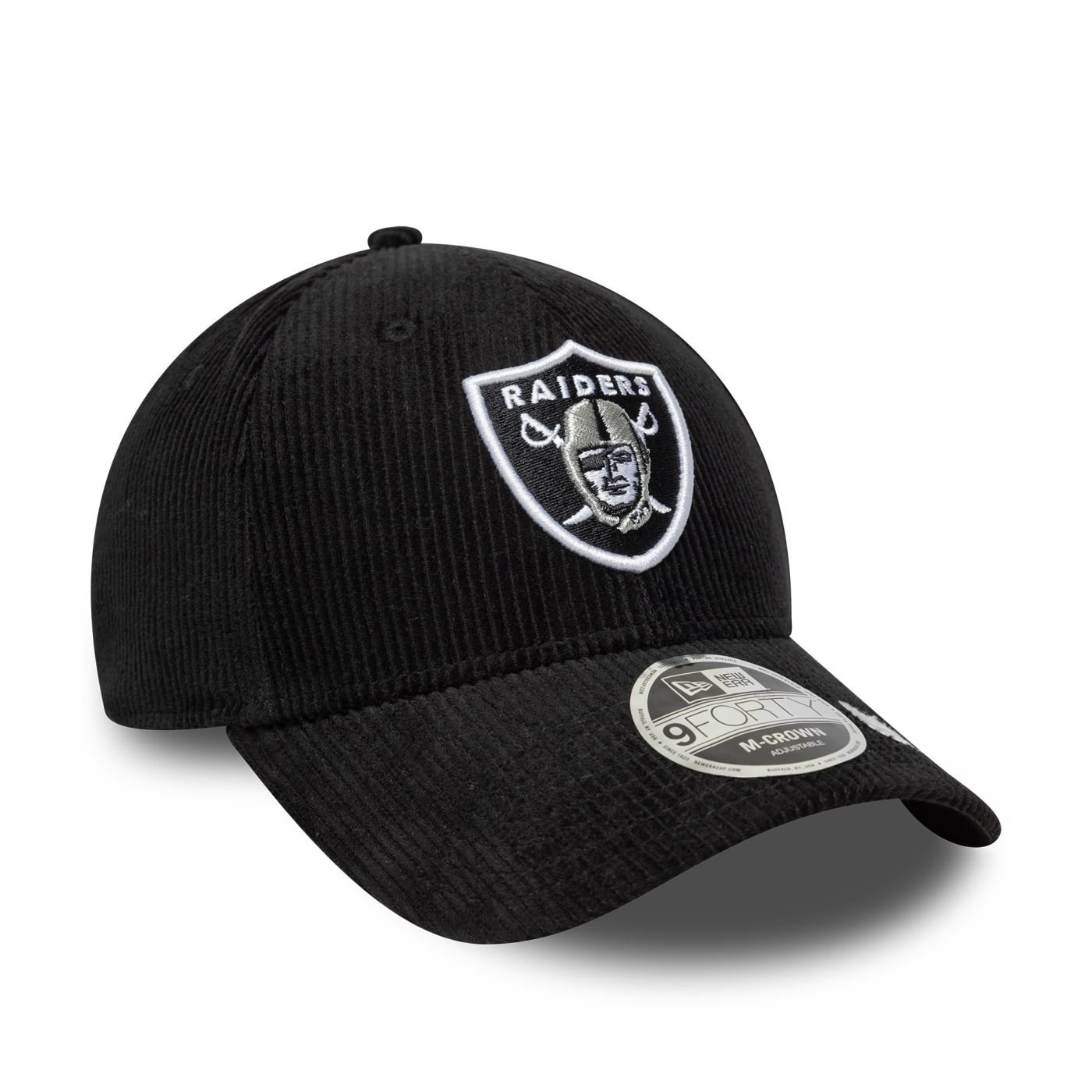 Bone New Era  9FORTY M-Crown Las Vegas Raiders NFL Preto Preto 3