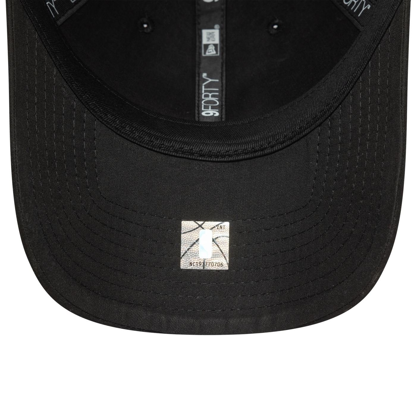 Bone New Era  9FORTY Chicago Bulls NBA Preto Preto 5