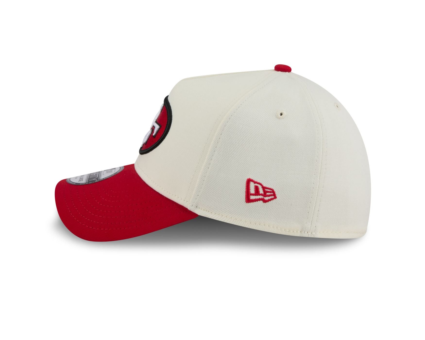Bone New Era 39THIRTY A-Frame San Francisco 49ers NFL Branco Branco 5