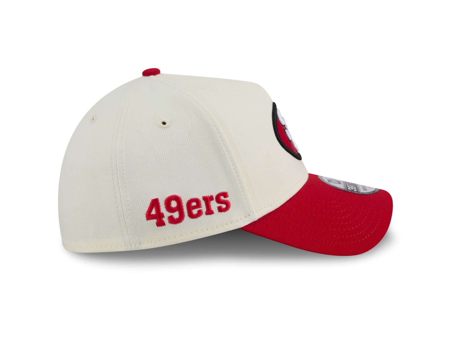 Bone New Era 39THIRTY A-Frame San Francisco 49ers NFL Branco Branco 6
