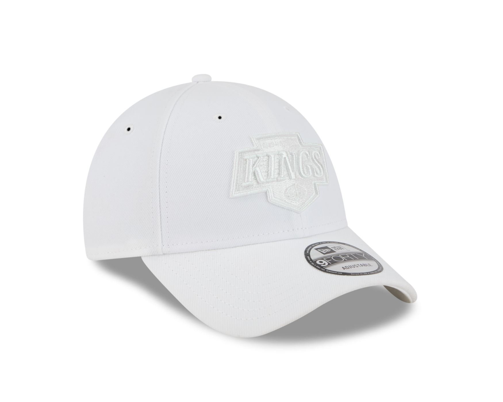 Bone New Era 9FORTY Los Angeles Kings NHL Branco Branco 3