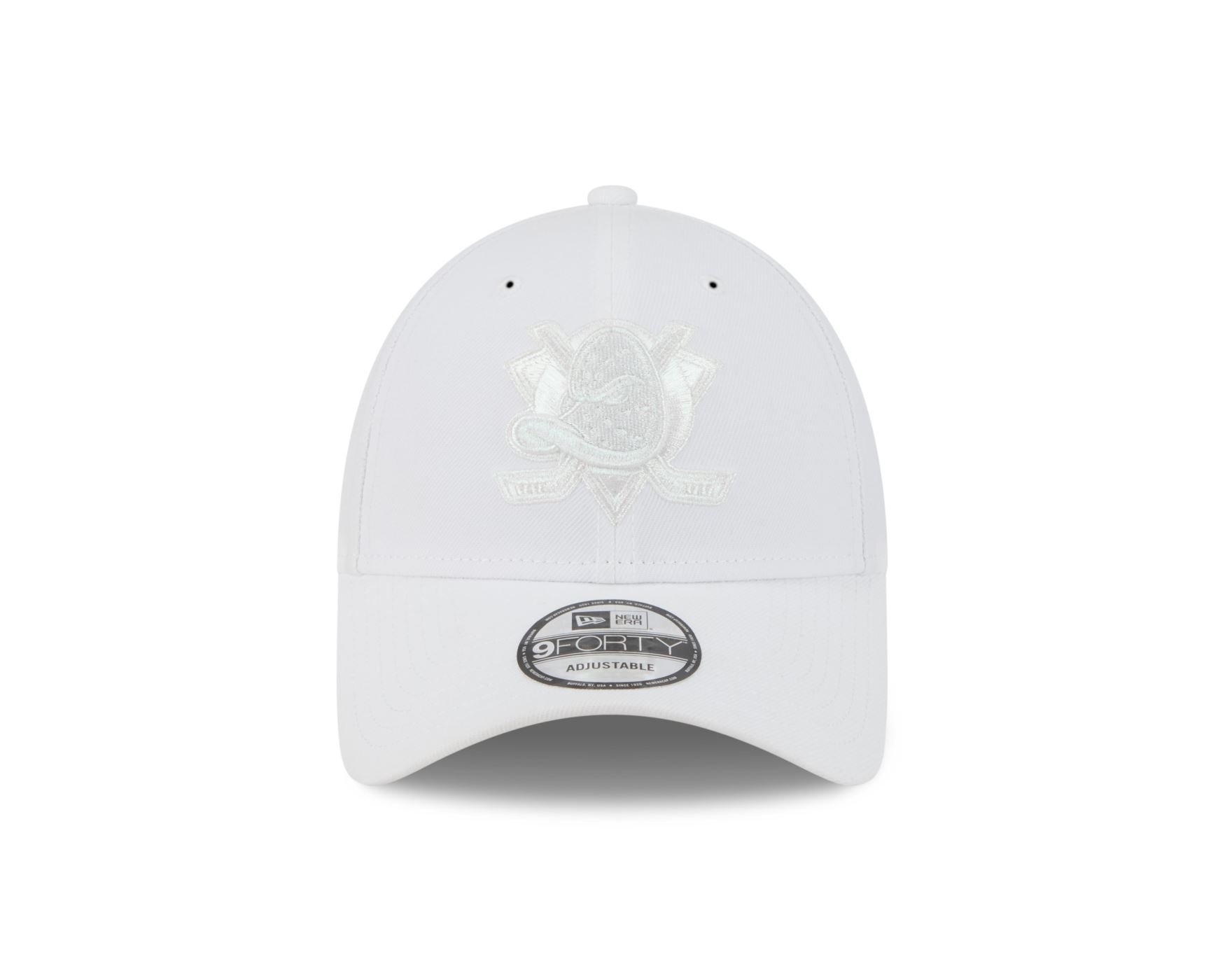 Bone New Era 9FORTY Anaheim Ducks NHL Branco Branco 2