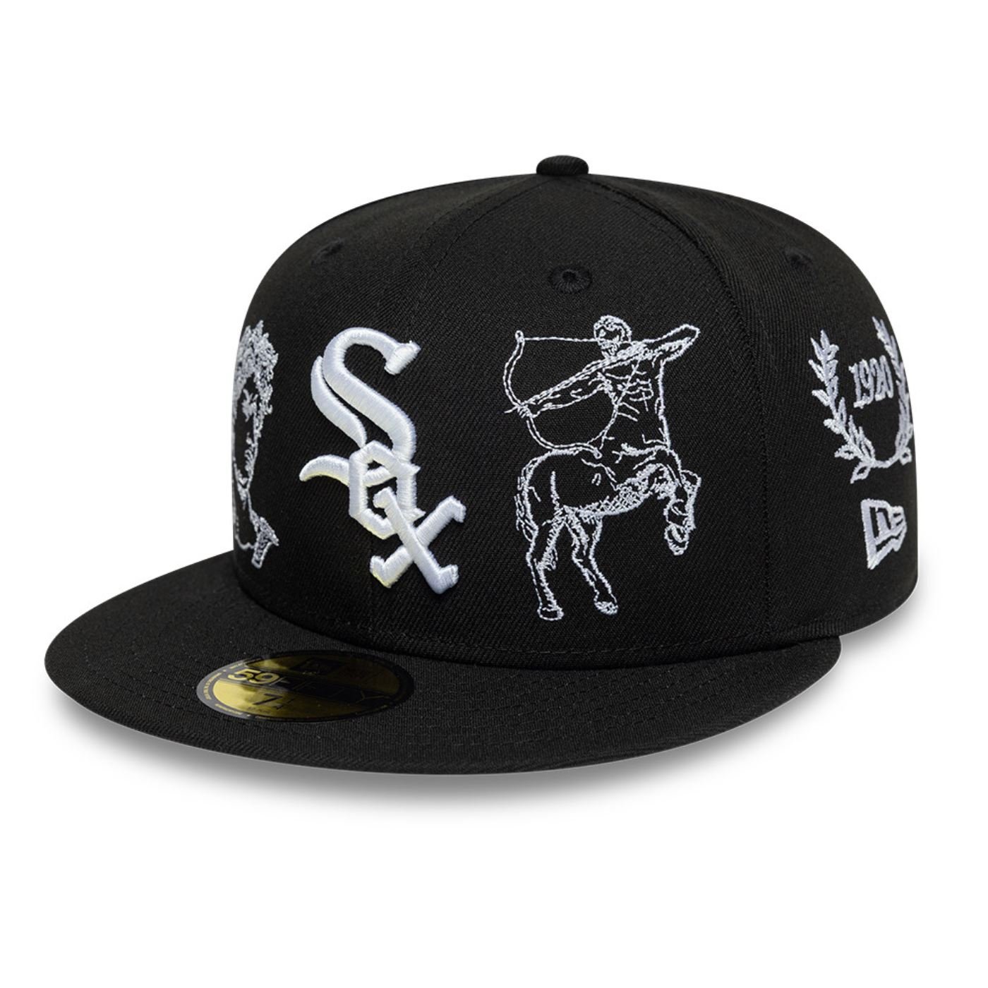 Bone New Era 59FIFTY Chicago White Sox MLB Mythical Preto 1