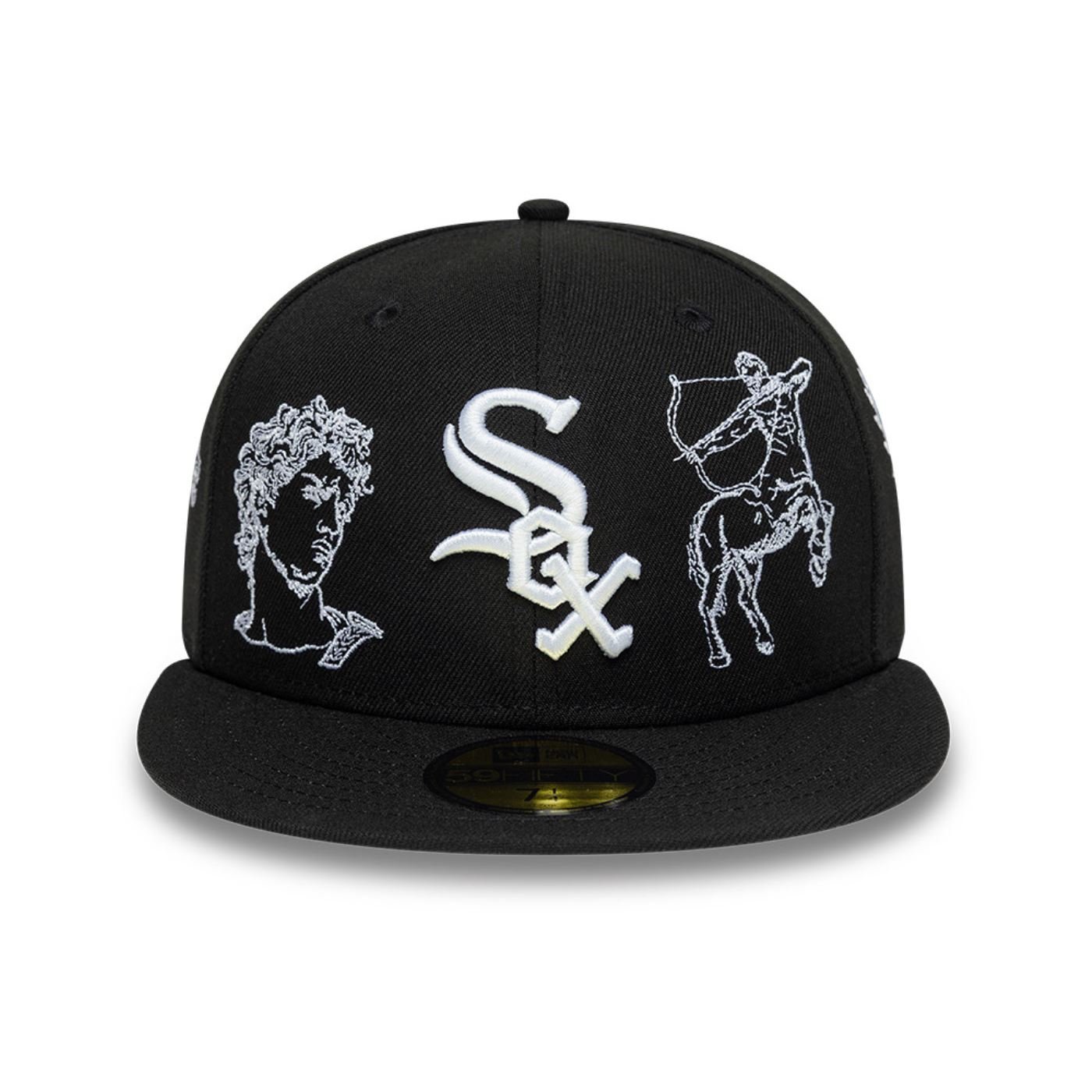Bone New Era 59FIFTY Chicago White Sox MLB Mythical Preto 2