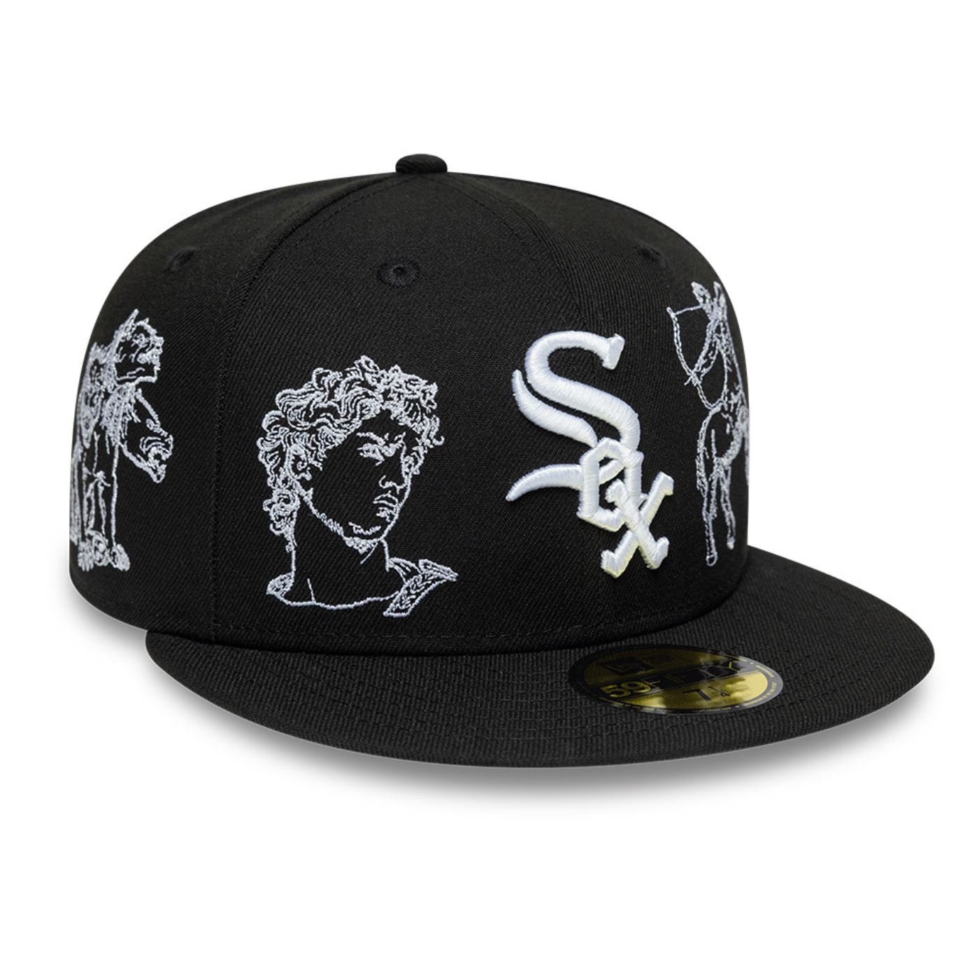 Bone New Era 59FIFTY Chicago White Sox MLB Mythical Preto 3