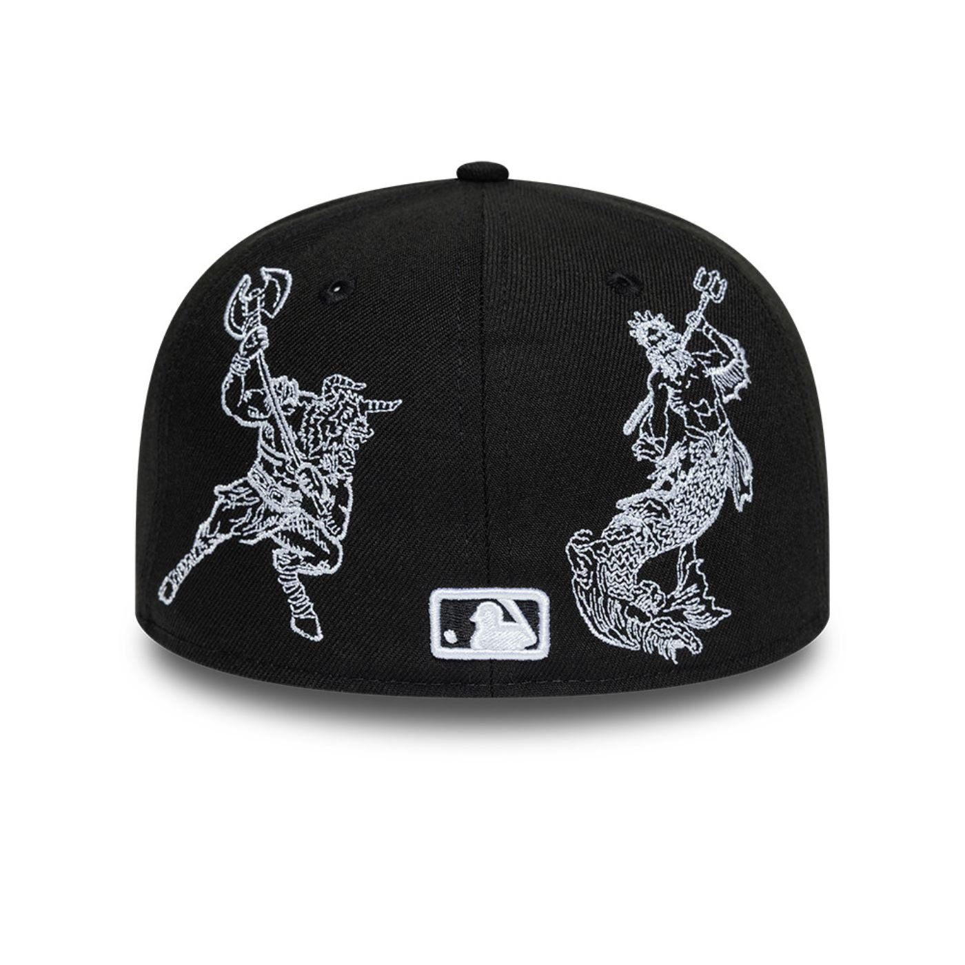 Bone New Era 59FIFTY Chicago White Sox MLB Mythical Preto 4