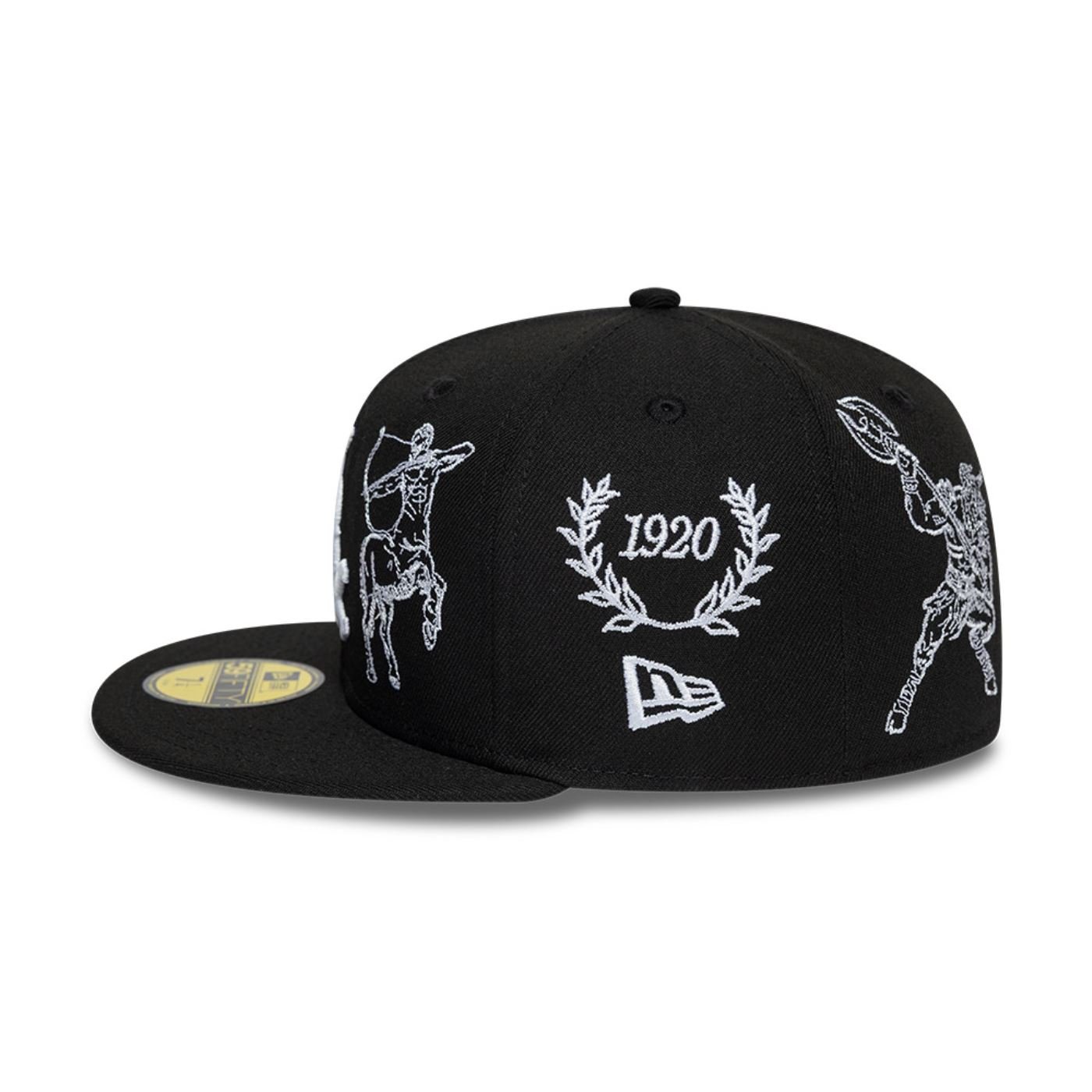 Bone New Era 59FIFTY Chicago White Sox MLB Mythical Preto 5