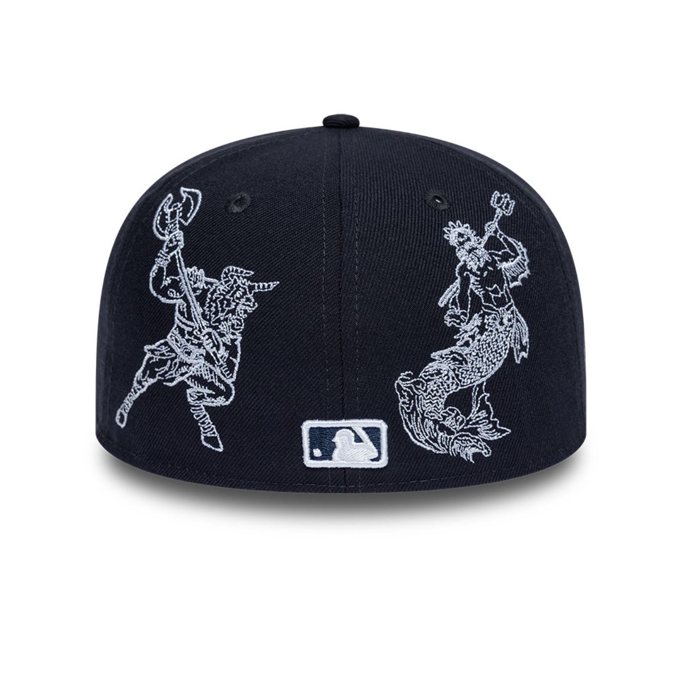 Bone New Era 59FIFTY New York Yankees MLB Mythical Azul Marinho 4
