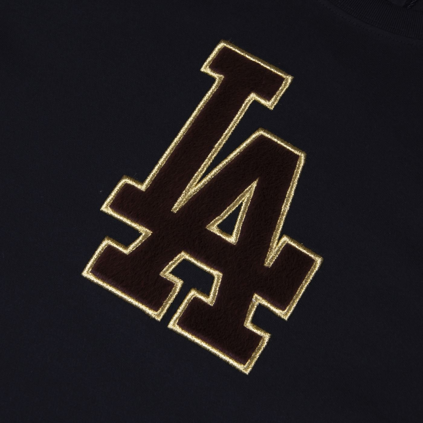 Camiseta New Era Lifestyle Los Angeles Dodgers MLB Preto Preto 2