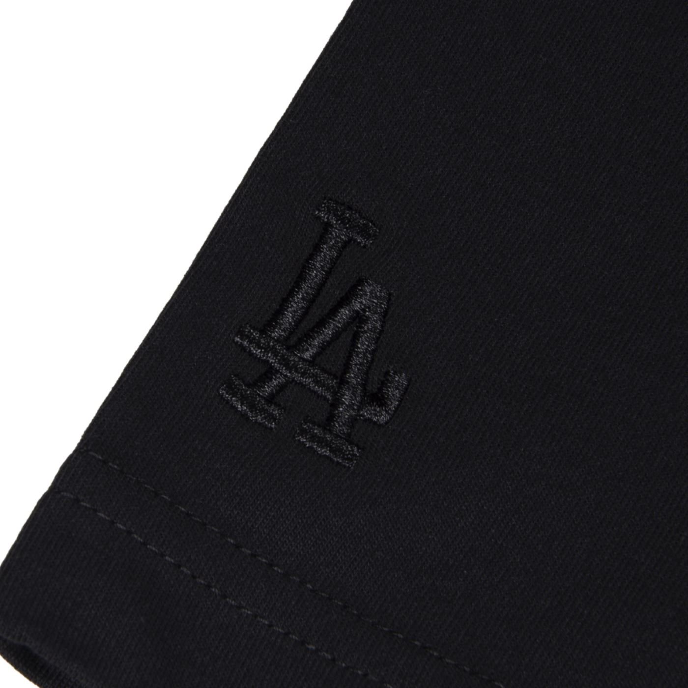 Camiseta New Era Lifestyle Los Angeles Dodgers MLB Preto Preto 3