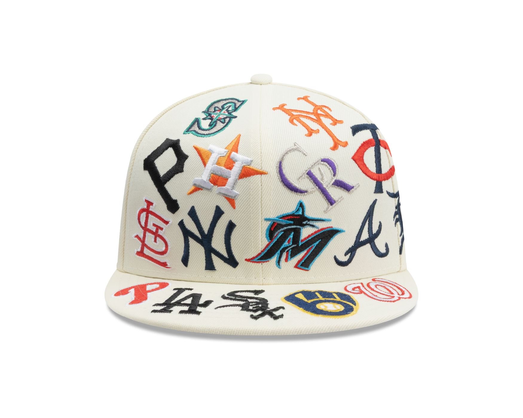 Bone New Era 9FIFTY Branded MLB Estampado Off White 2