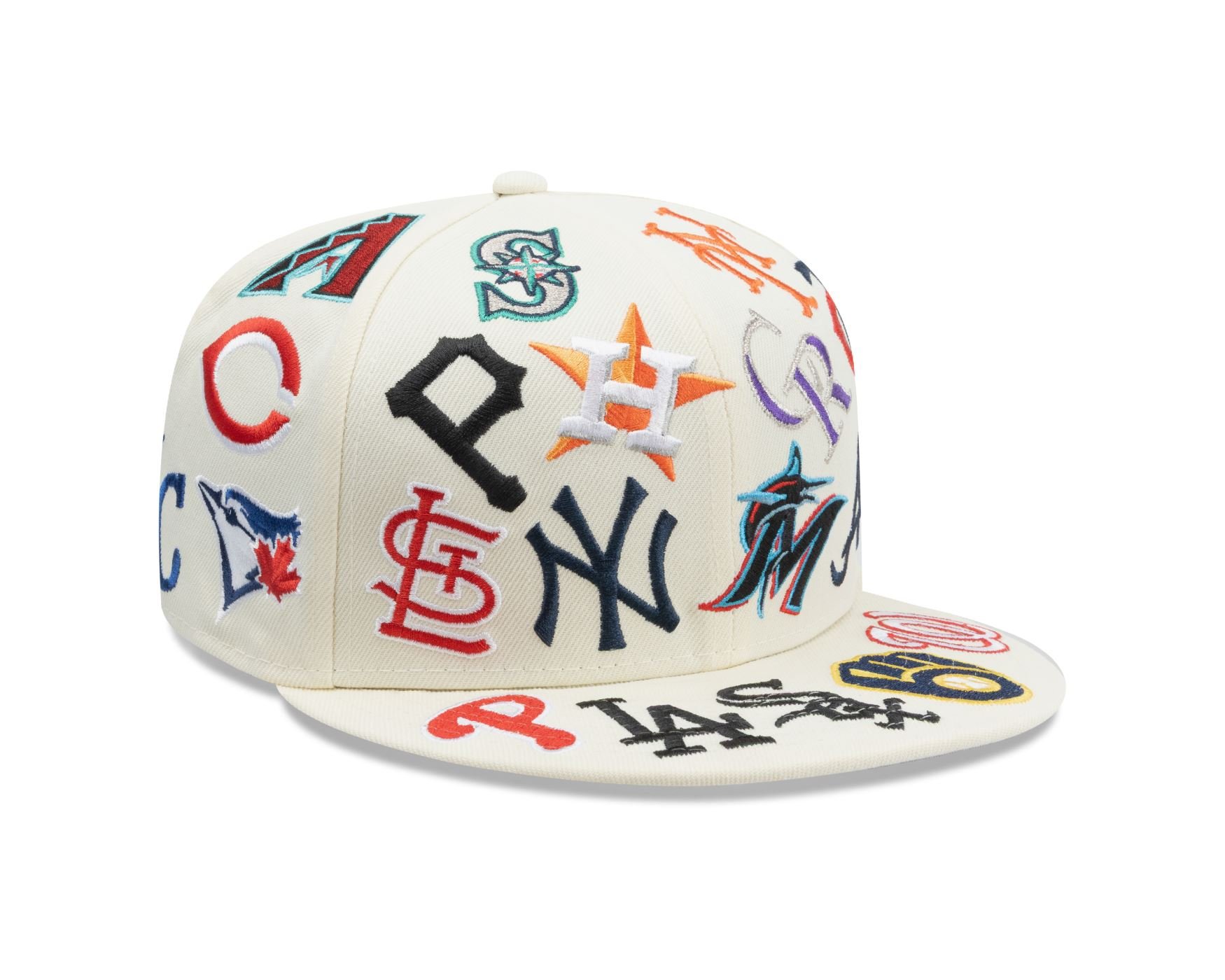 Bone New Era 9FIFTY Branded MLB Estampado Off White 3