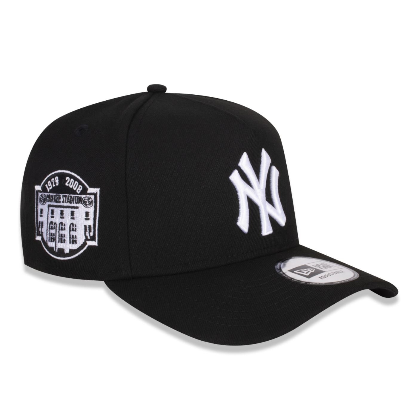 Bone New Era 9FORTY A-FRAME SNAPBACK New York Yankees MLB Preto 2