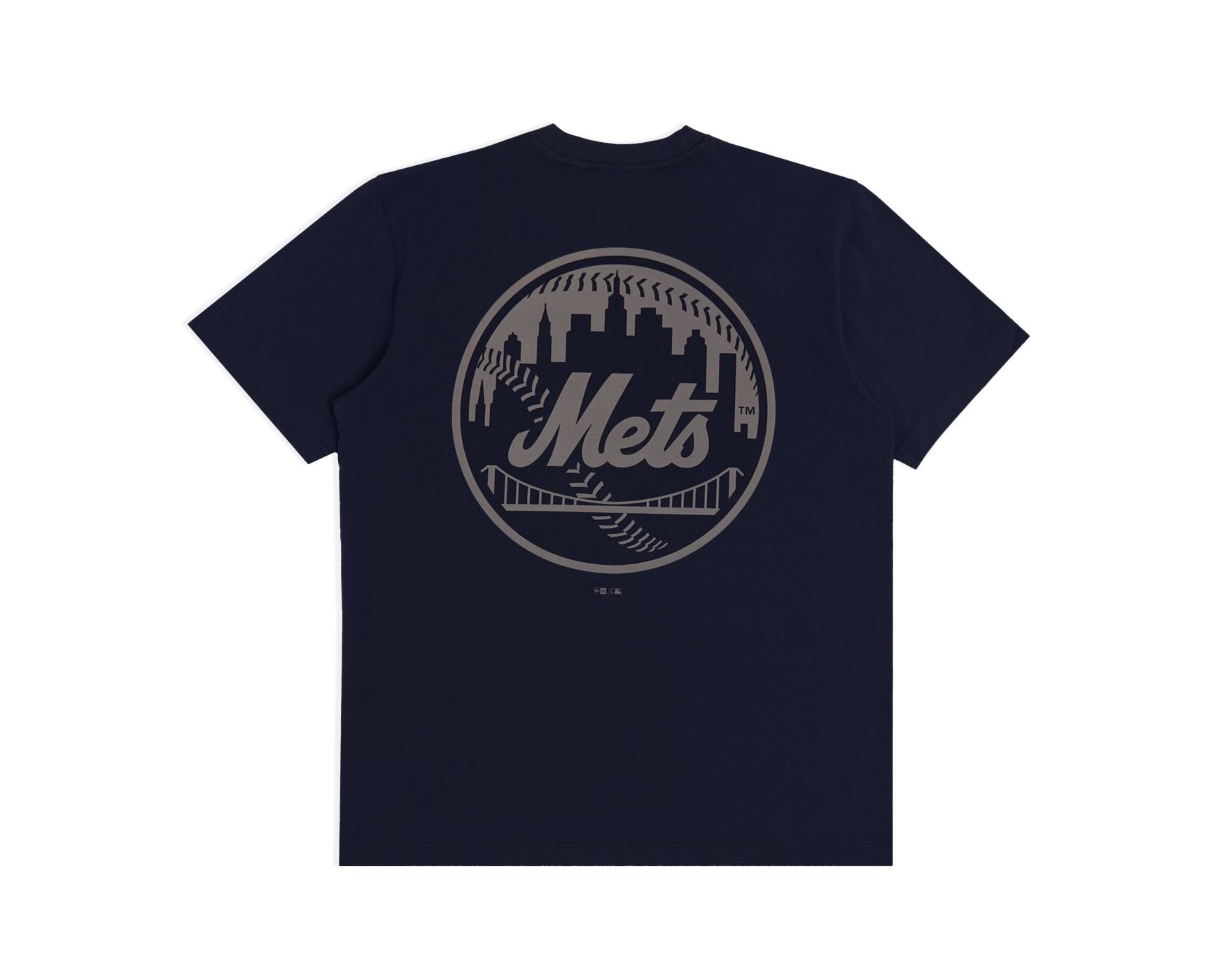 Camiseta New Era Regular New York Mets MLB Marinho Azul Marinho 3