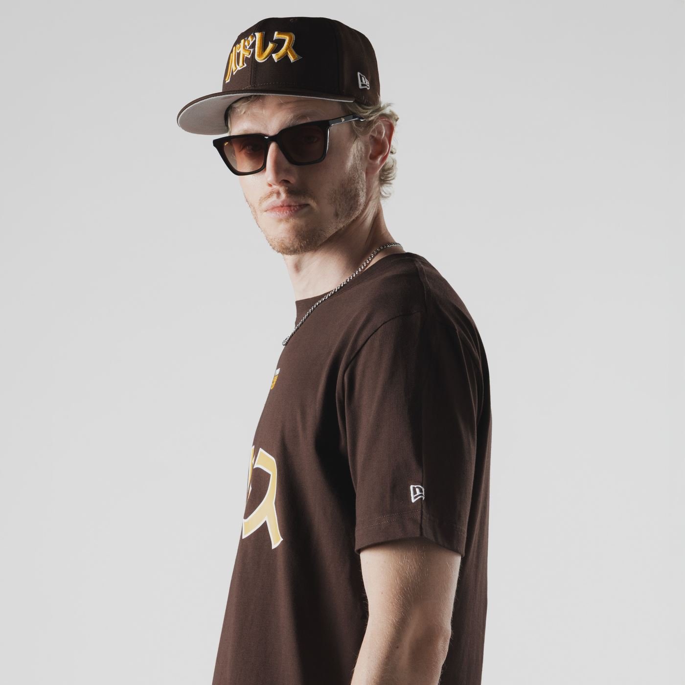 Camiseta New Era Regular San Diego Padres MLB Hyperfly Marrom Marrom 3