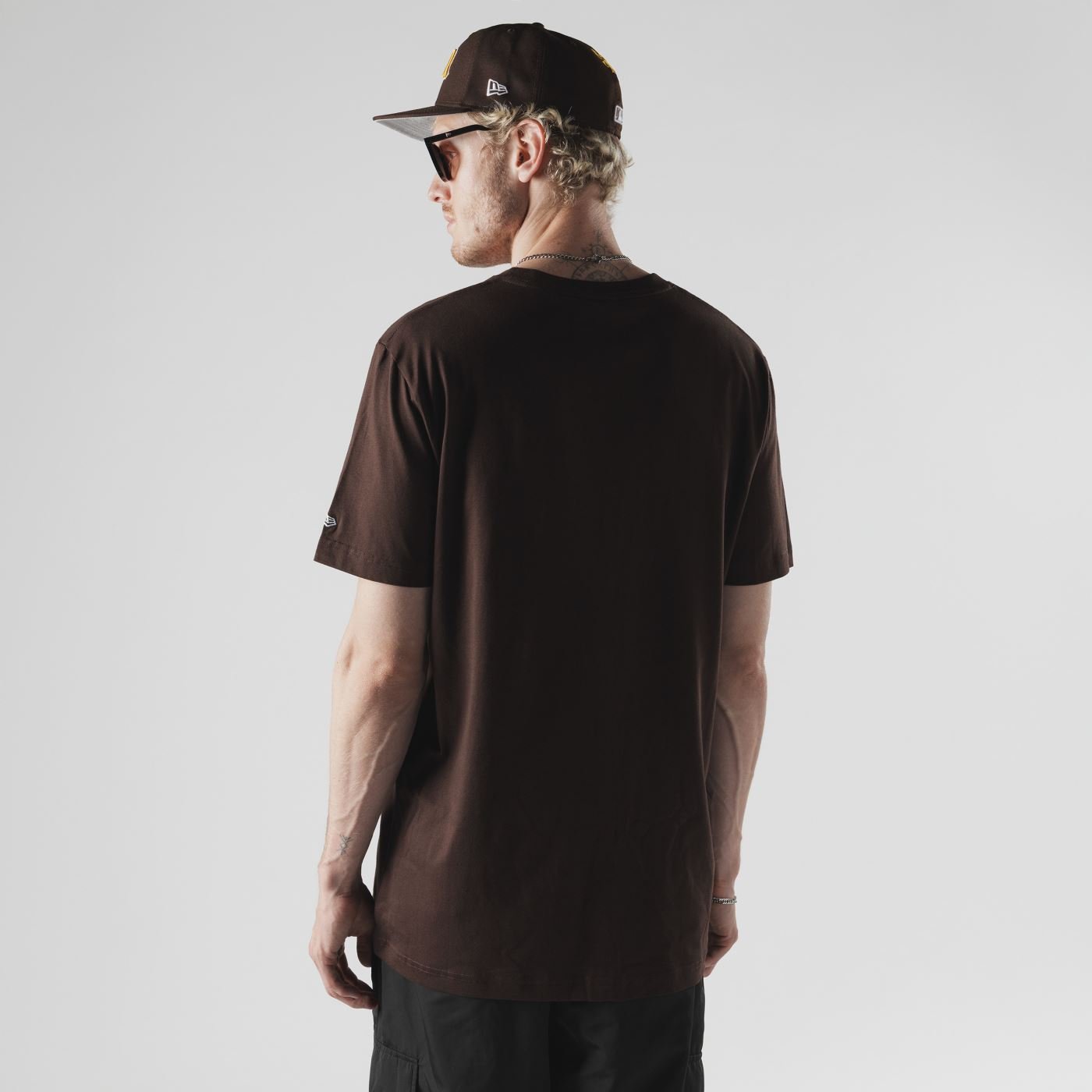Camiseta New Era Regular San Diego Padres MLB Hyperfly Marrom Marrom 4