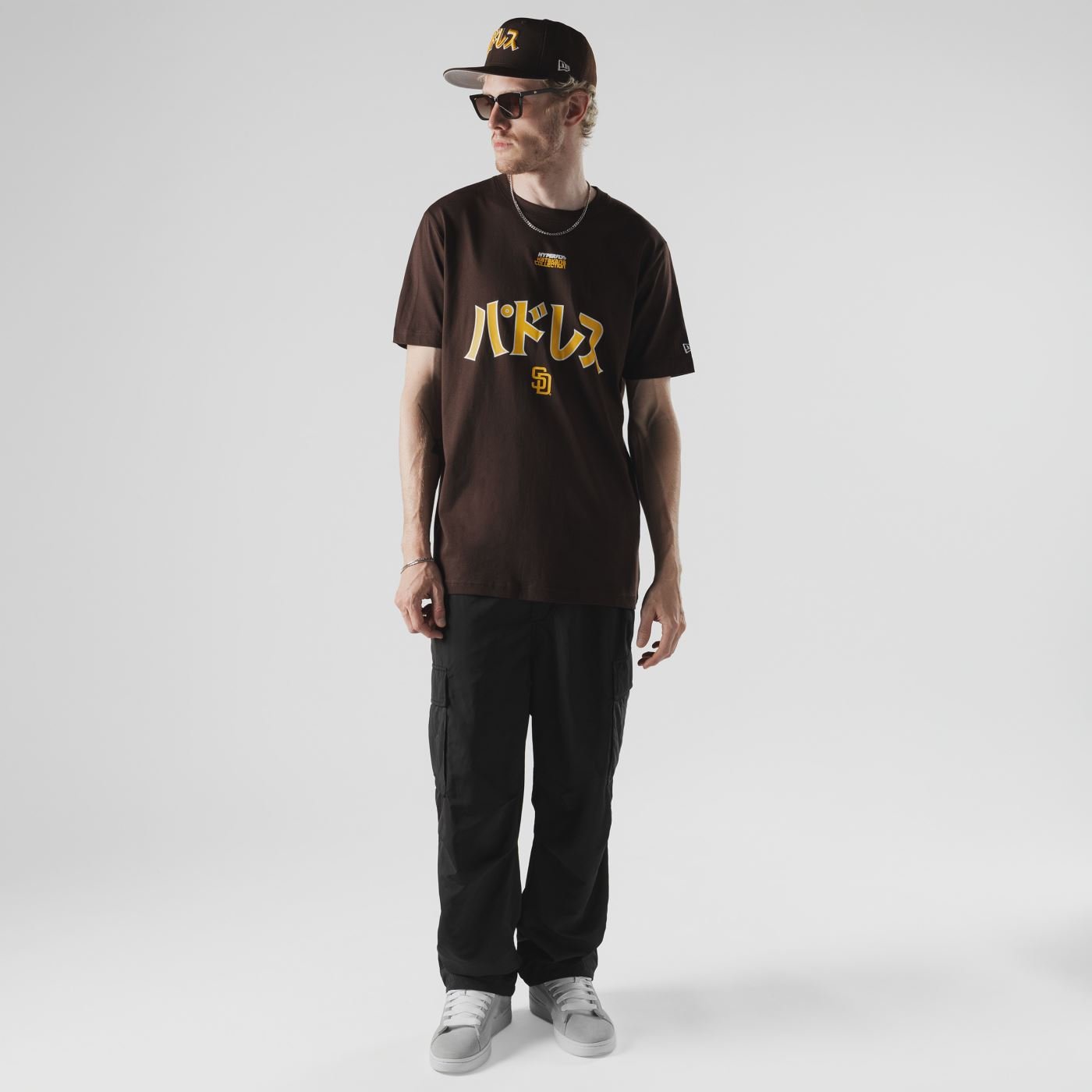 Camiseta New Era Regular San Diego Padres MLB Hyperfly Marrom Marrom 6