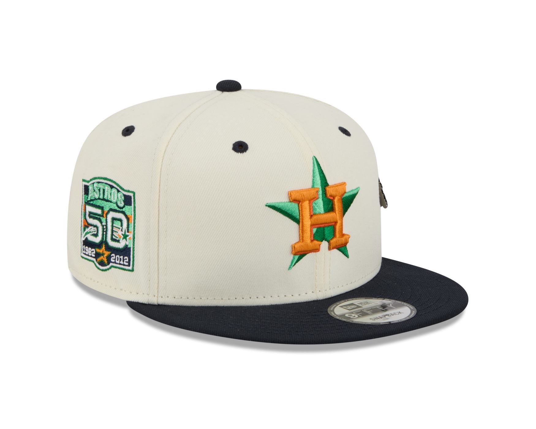 Bone New Era  9FIFITY  Houston Astros MLB Vermelho Off White 3