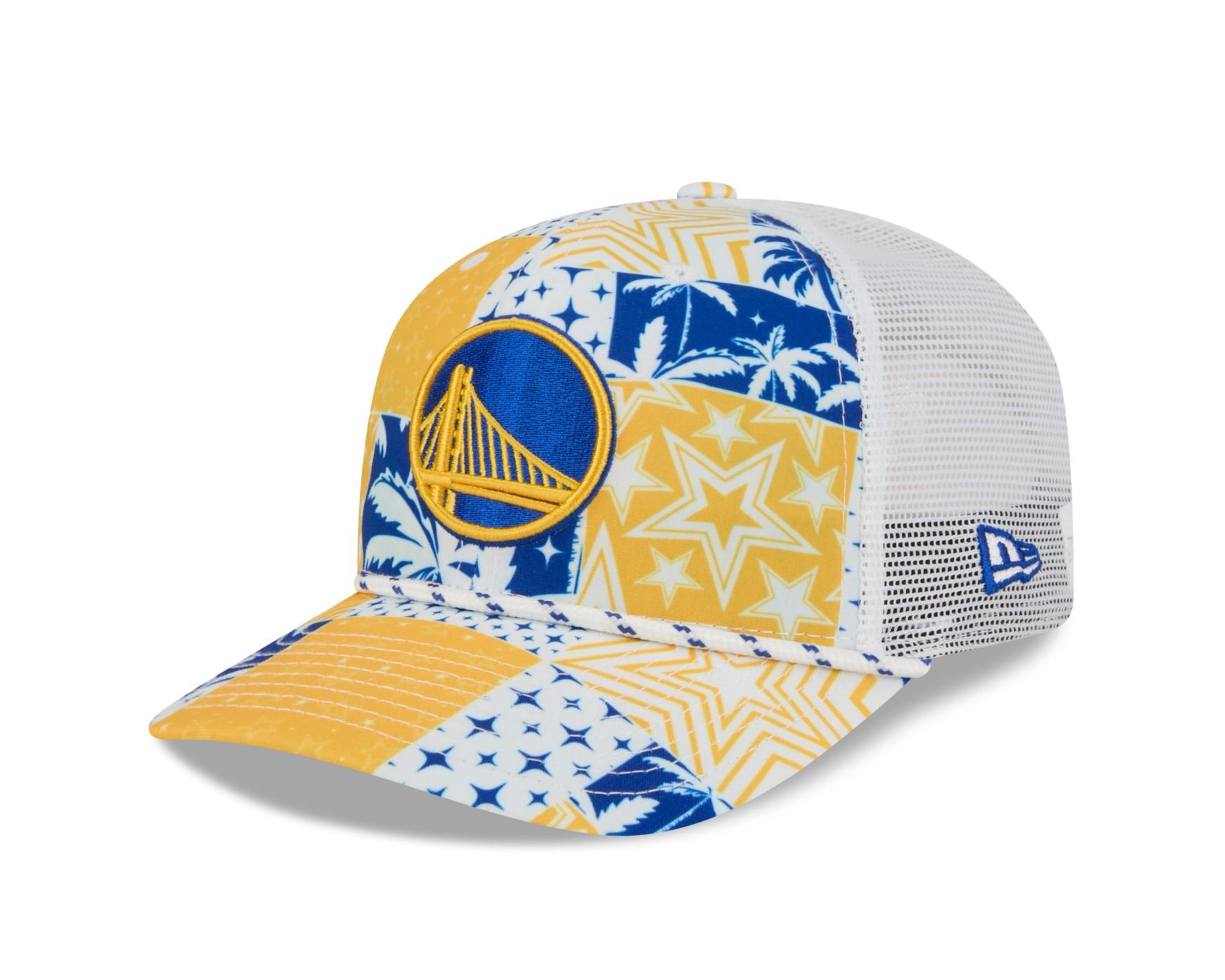Bone New Era 9SEVENTY Strech Snap Golden State Warriors NBA All-Star Game Fan Pack Azul