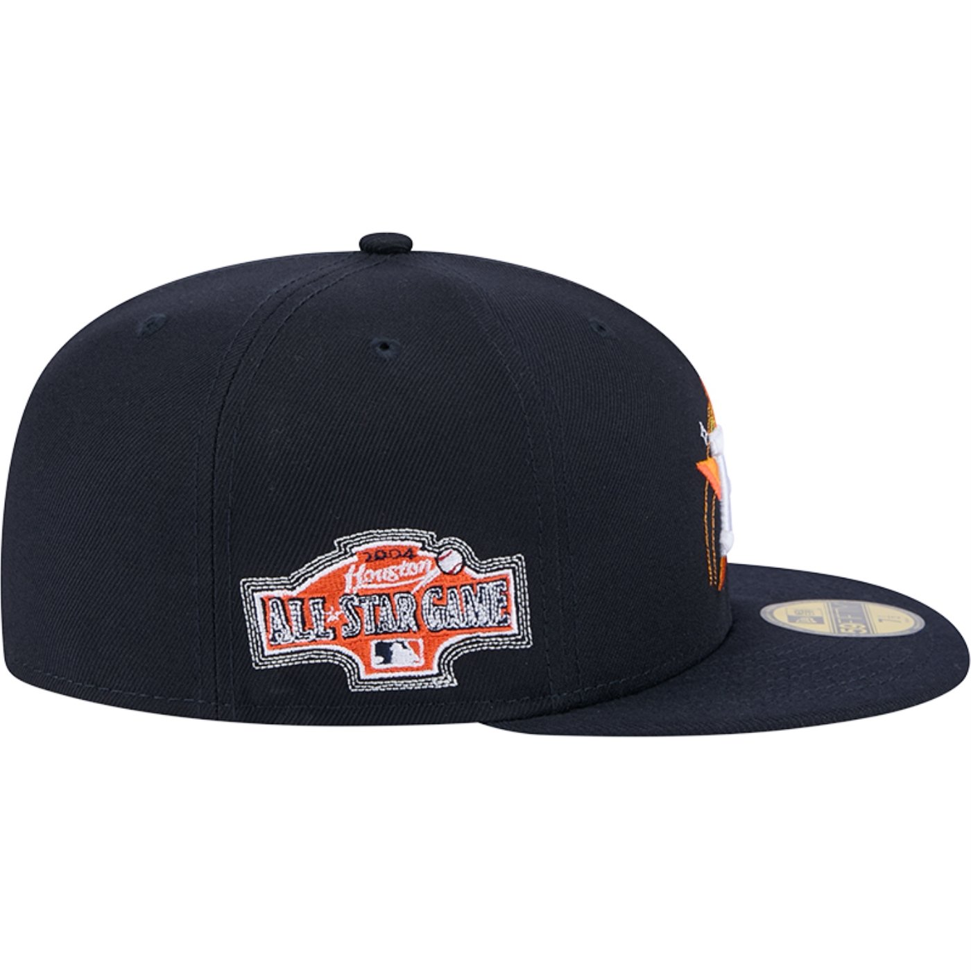 Bone New Era 59FIFTY Fitted Houston Astros State Stitch Azul Marinho 7