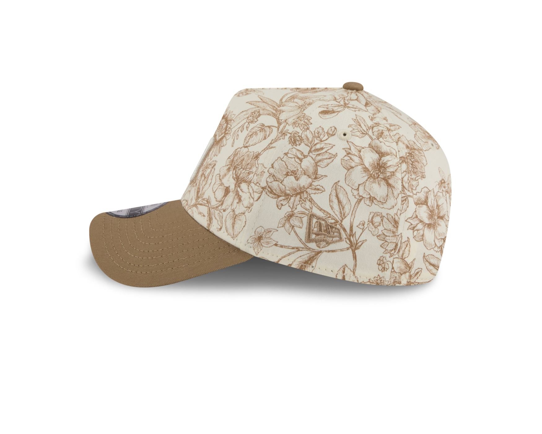Bone New Era 9FORTY A-Frame New York Yankees MLB Spring Floral Bege 5