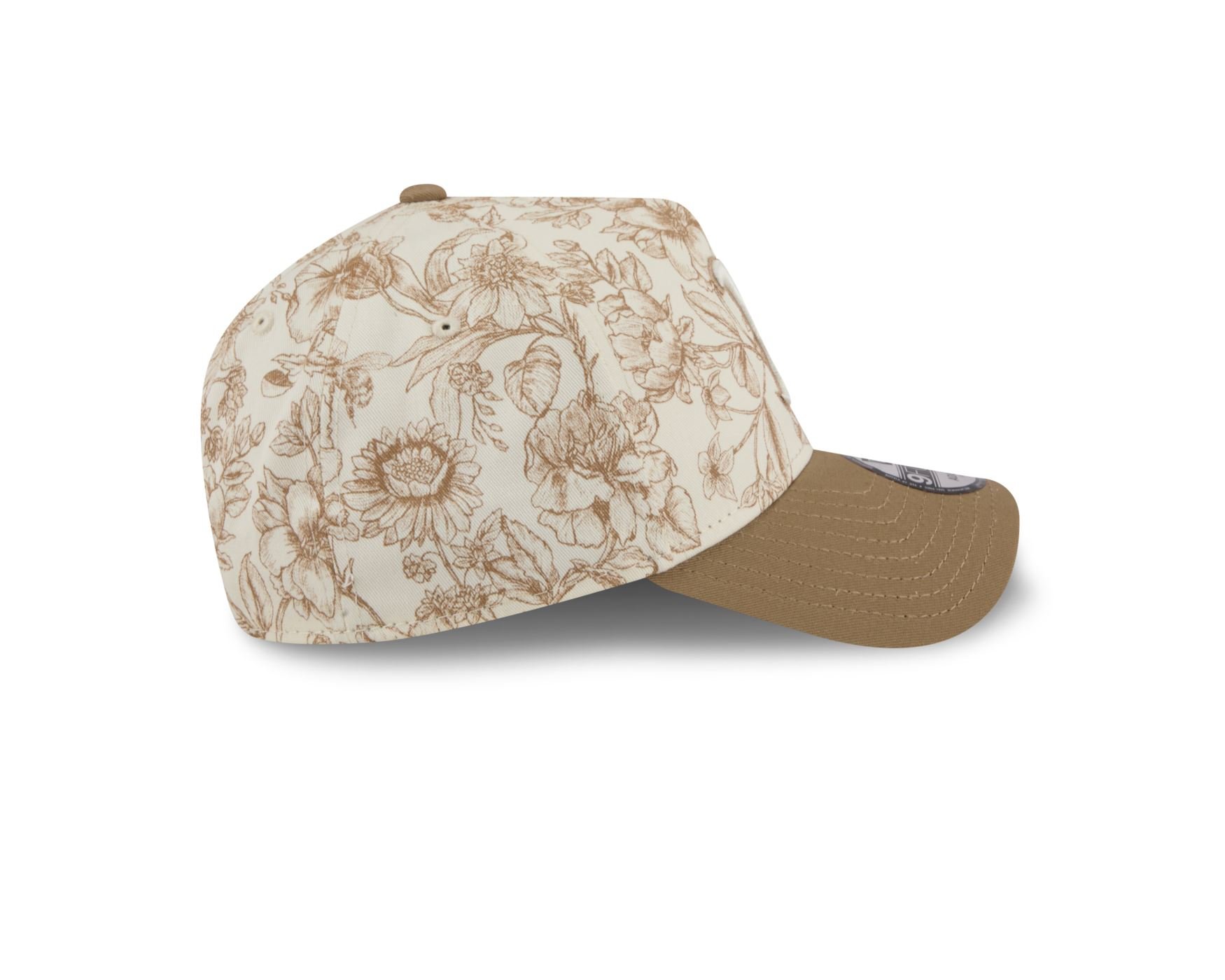 Bone New Era 9FORTY A-Frame Boston Red Sox Bone Spring Floral Bege 6