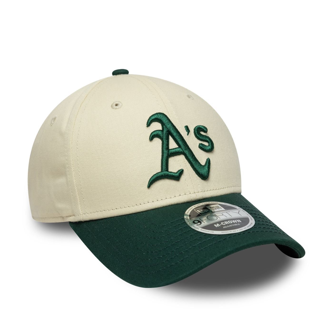 Bone New Era  9FORTY M-Crown  Oakland Athletics Bege Bege 3